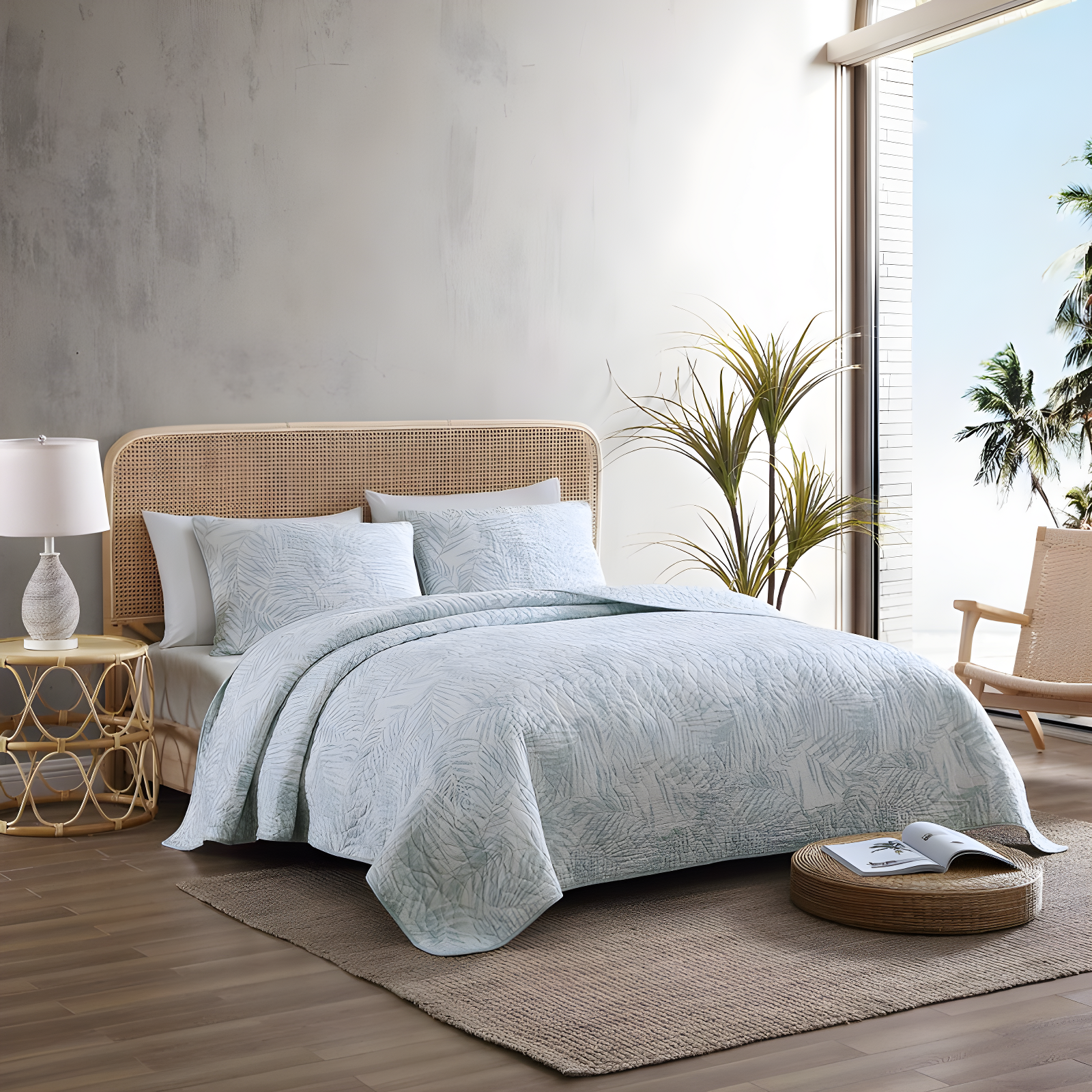 Tommy Bahama Home Tommy Bahama Palmday Cotton Reversible Quilt Set