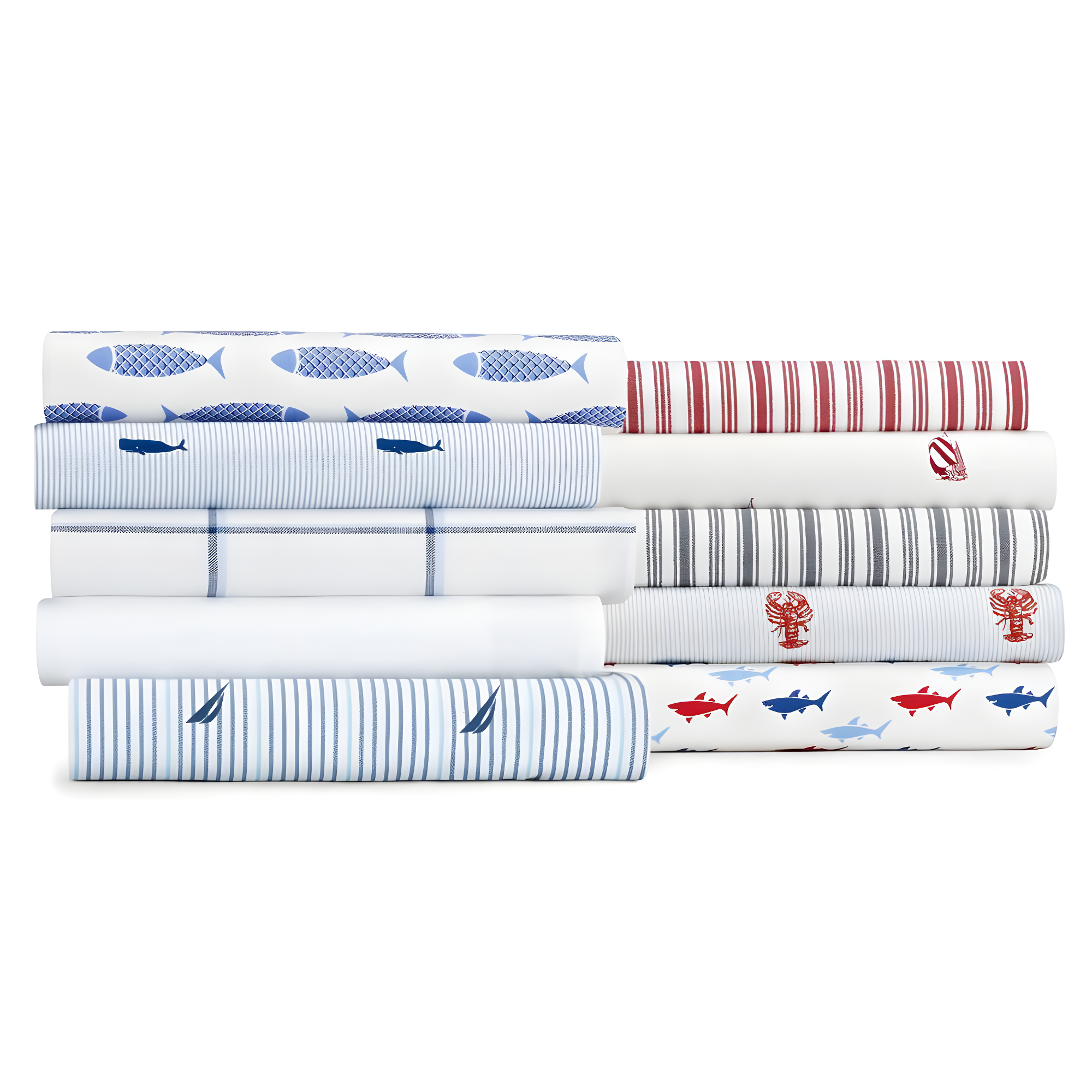 Nautica Nautica Printed Cotton Percale Sheet Sets