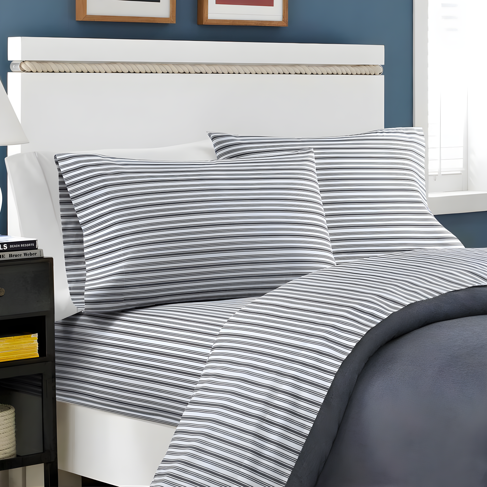 Nautica Nautica Printed Cotton Percale Sheet Sets