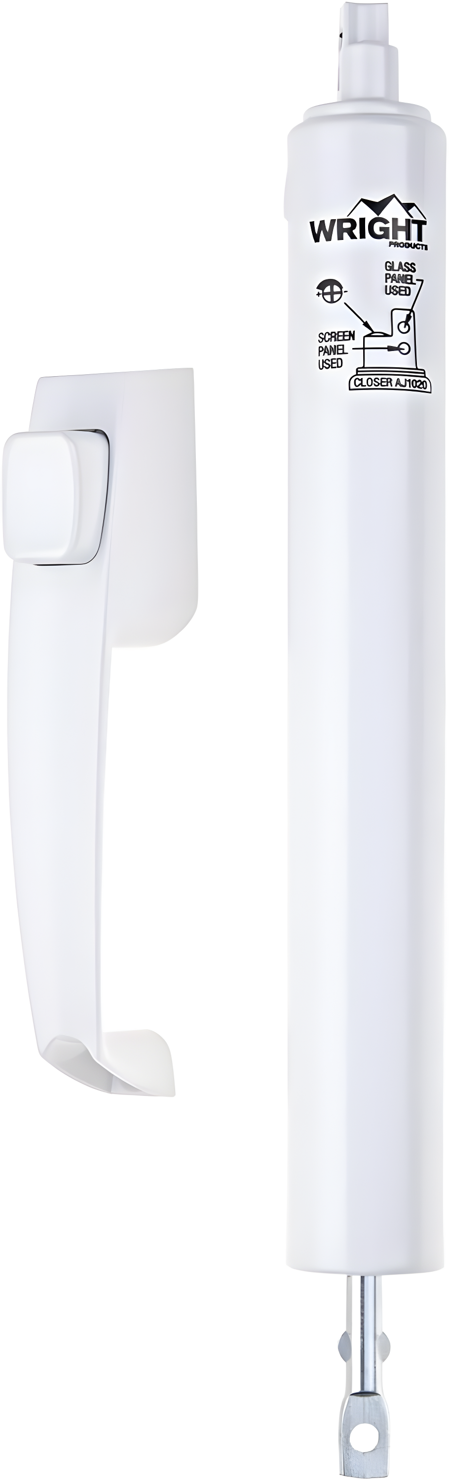 Wright White Steel Lanai Door Repair Kit 1 pk