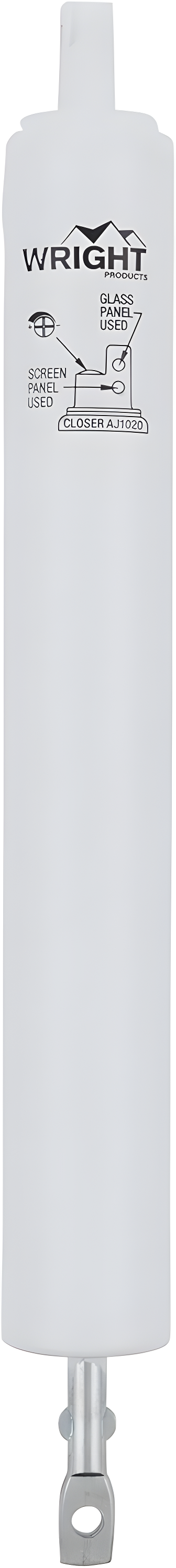 Wright White Steel Lanai Door Repair Kit 1 pk