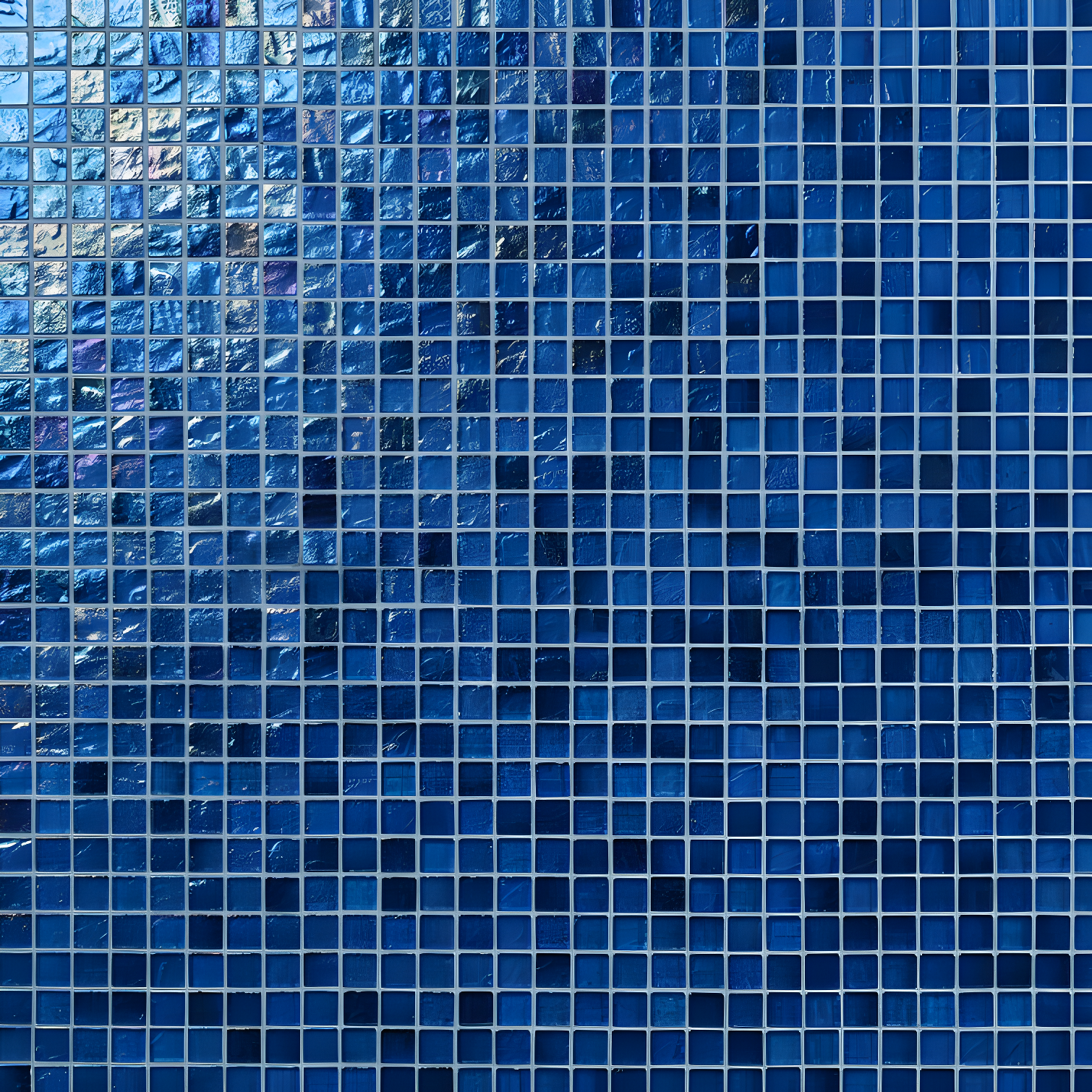 Speckle 11.73" x 11.73" Iridescent 1" Squares Glass Mosaic Wall Tile (0.95 Sq. Ft. / Sheet)