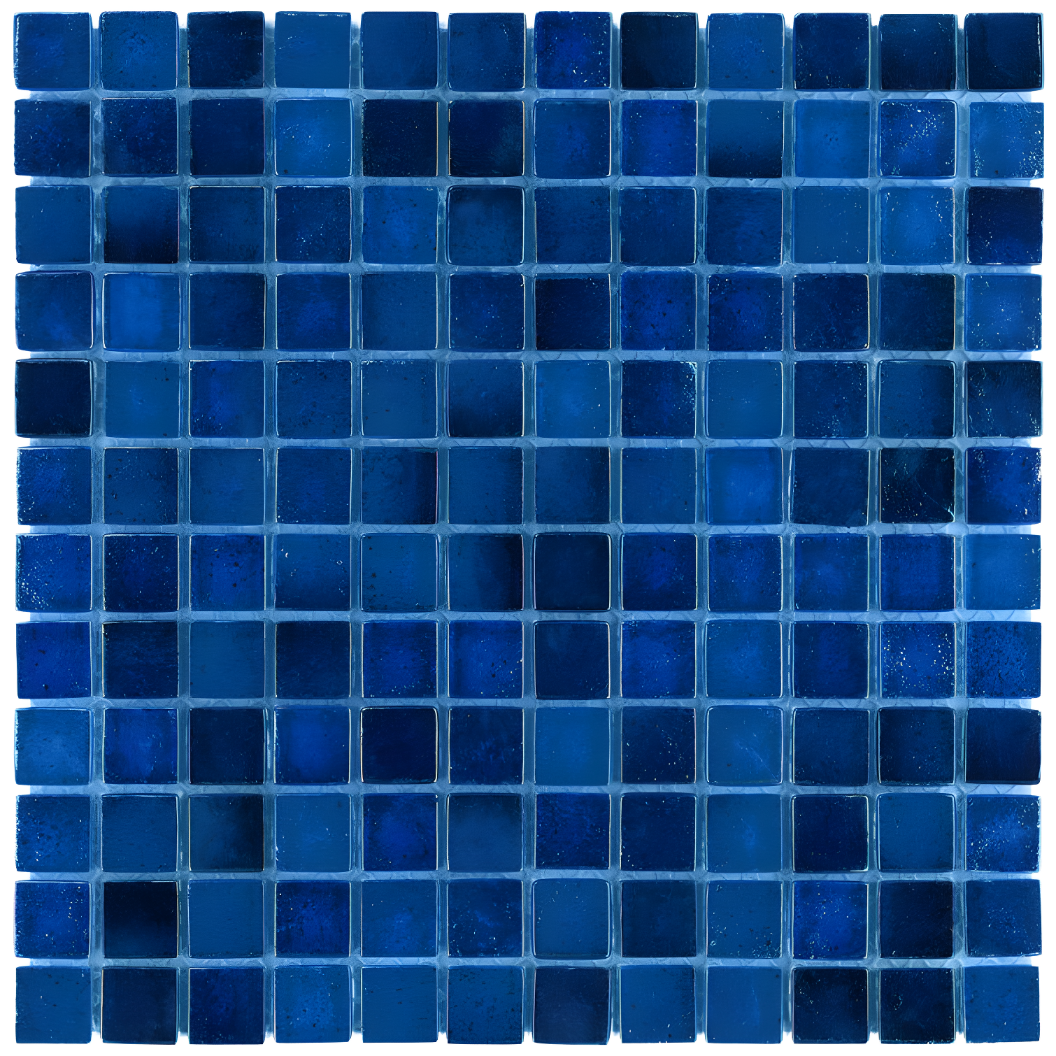 Speckle 11.73" x 11.73" Iridescent 1" Squares Glass Mosaic Wall Tile (0.95 Sq. Ft. / Sheet)