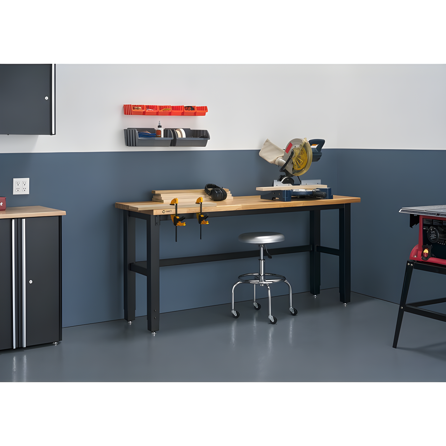 TRINITY Wood Top Work Table