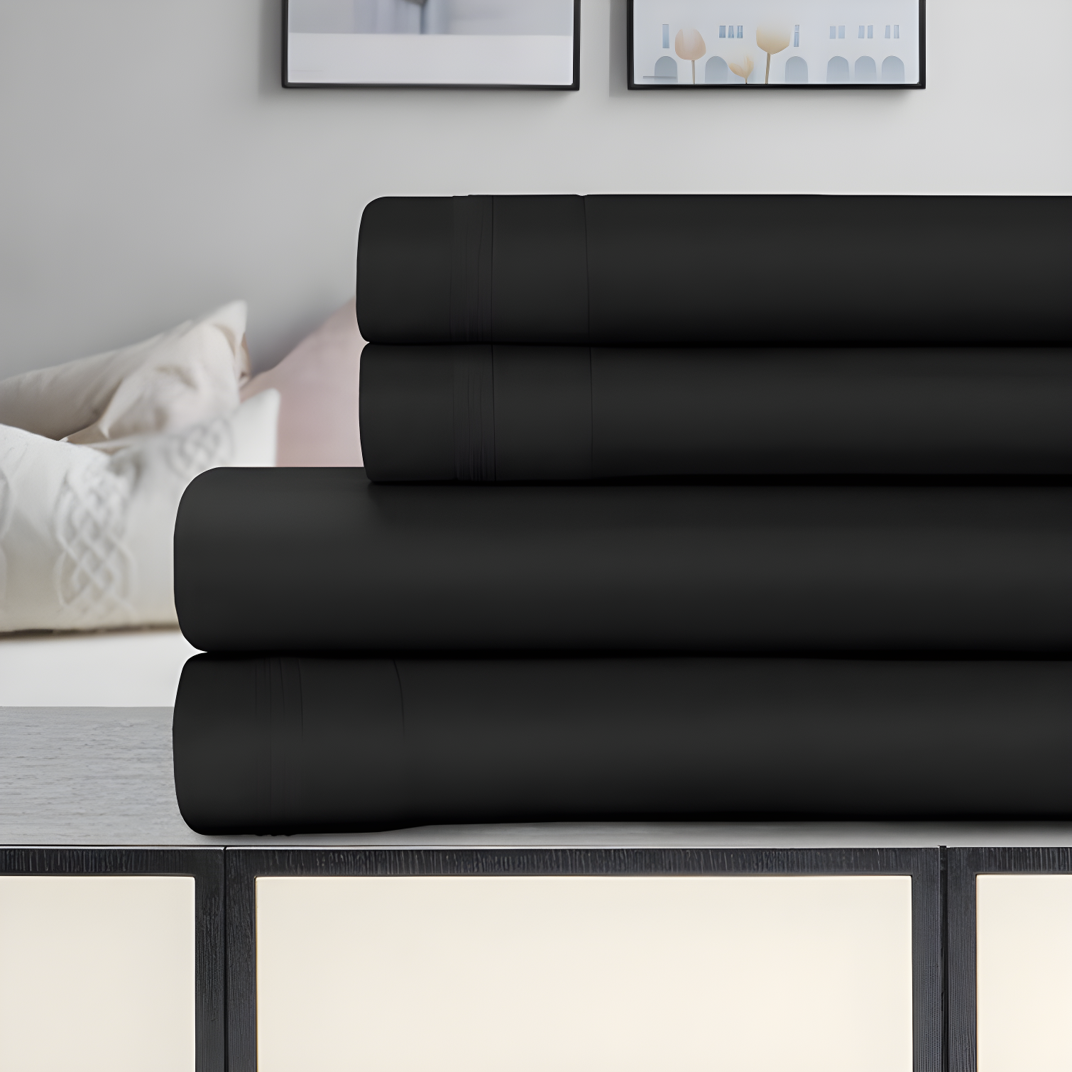Superior Egyptian Cotton Deep Pocket Solid Luxury 1500 Thread Count Sheet Set