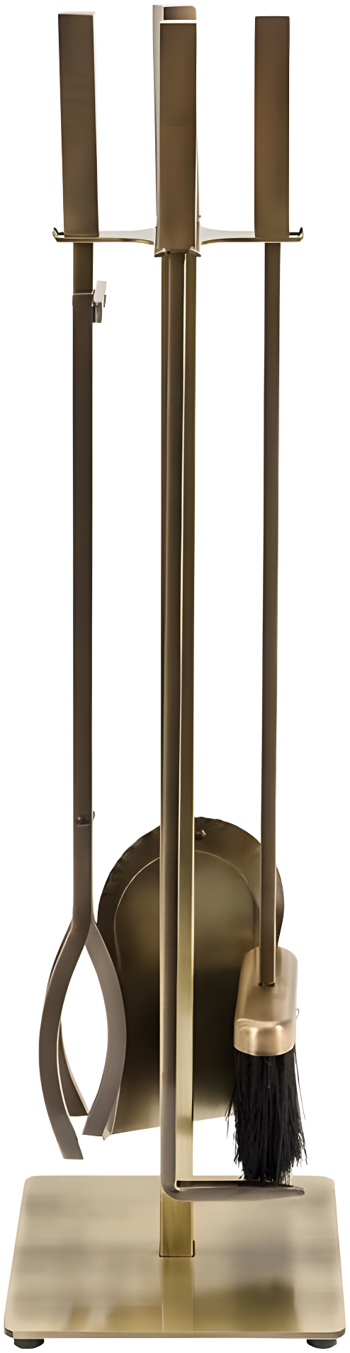 Modern Ember Modern Ember Harriet Fireplace Tool Set - Includes Brush, Shovel, Fire Poker, Tongs and Stand -Steel