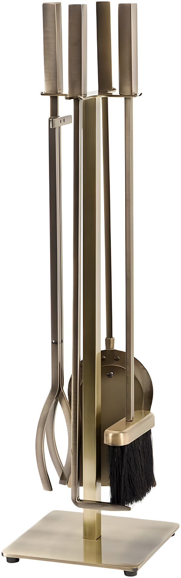 Modern Ember Modern Ember Harriet Fireplace Tool Set - Includes Brush, Shovel, Fire Poker, Tongs and Stand -Steel