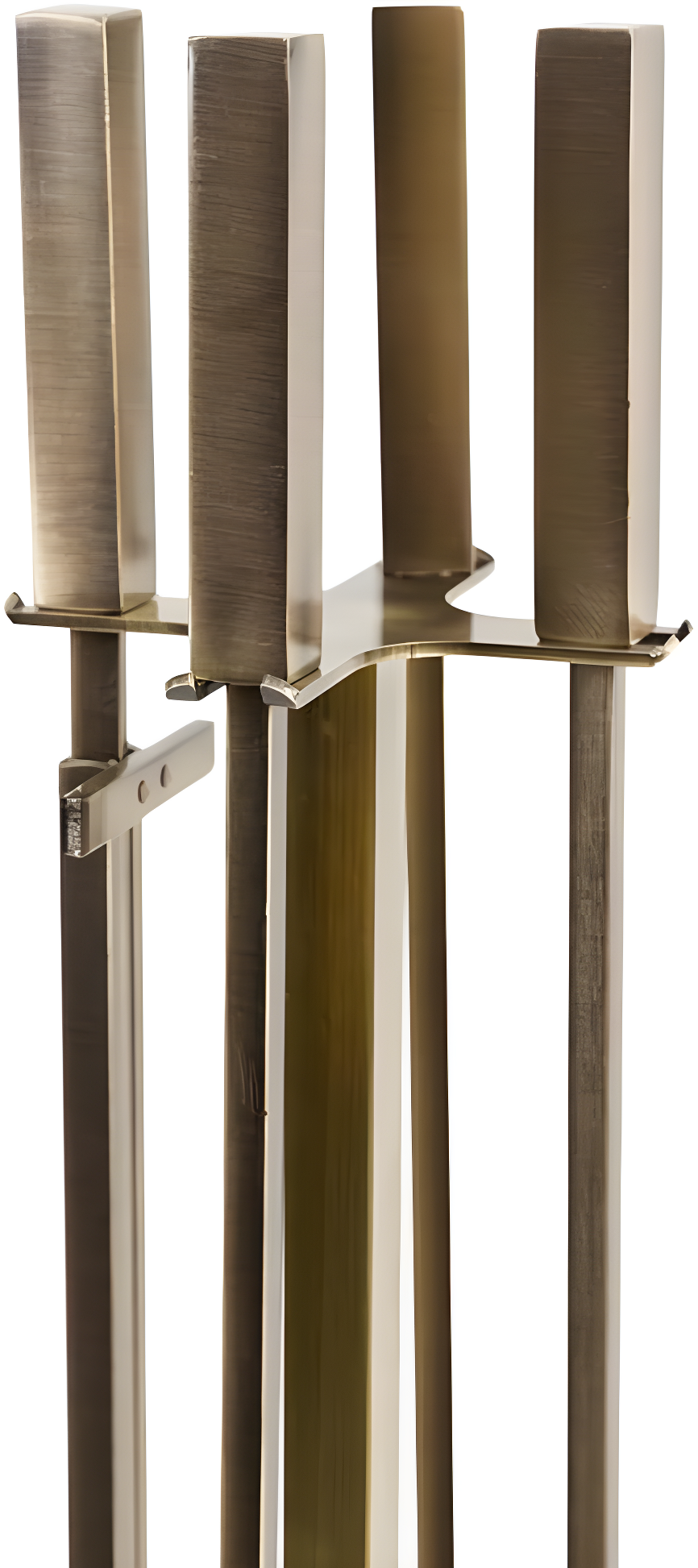 Modern Ember Modern Ember Harriet Fireplace Tool Set - Includes Brush, Shovel, Fire Poker, Tongs and Stand -Steel