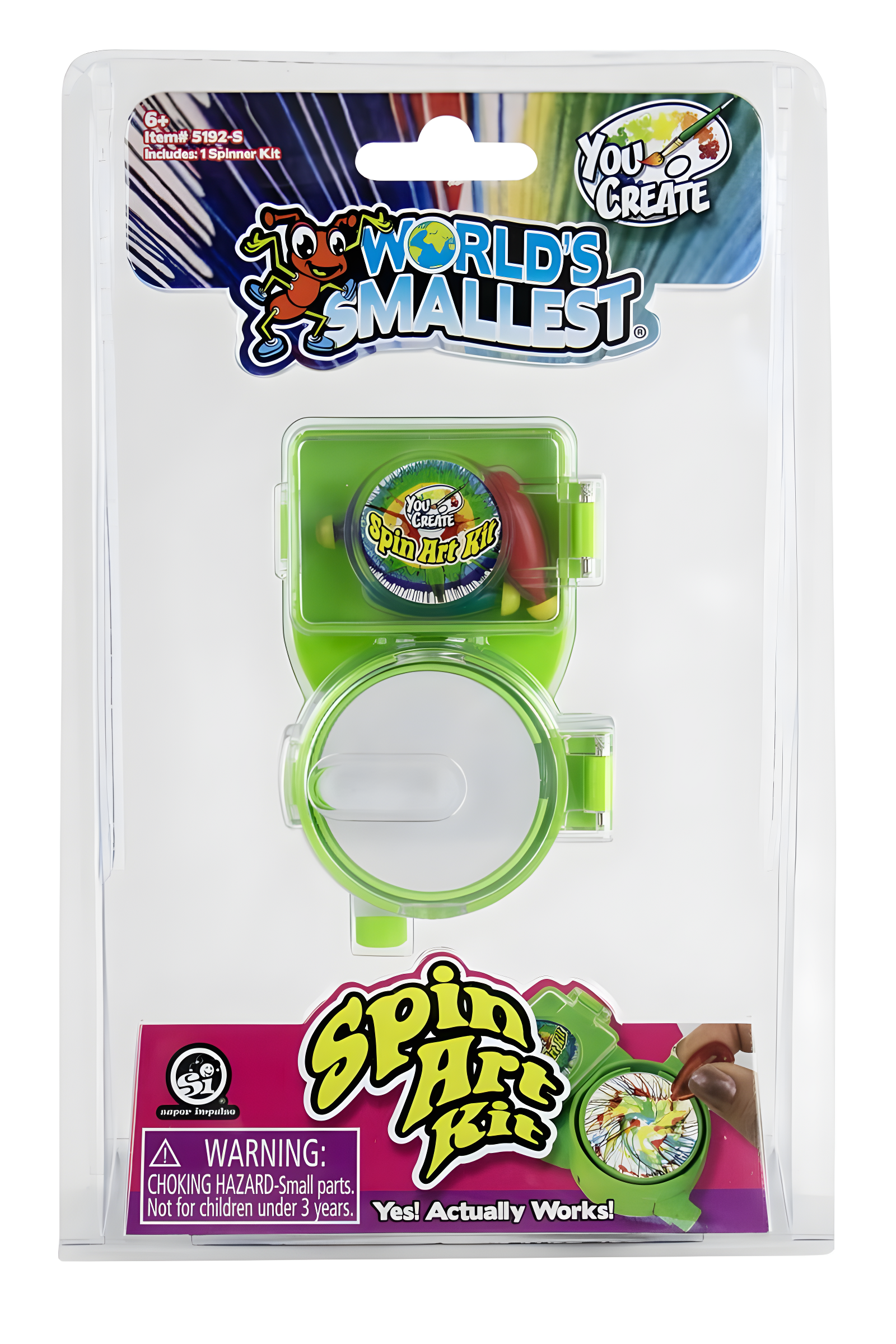 Super Impulse Toys World's Smallest Create Spin Art Spin