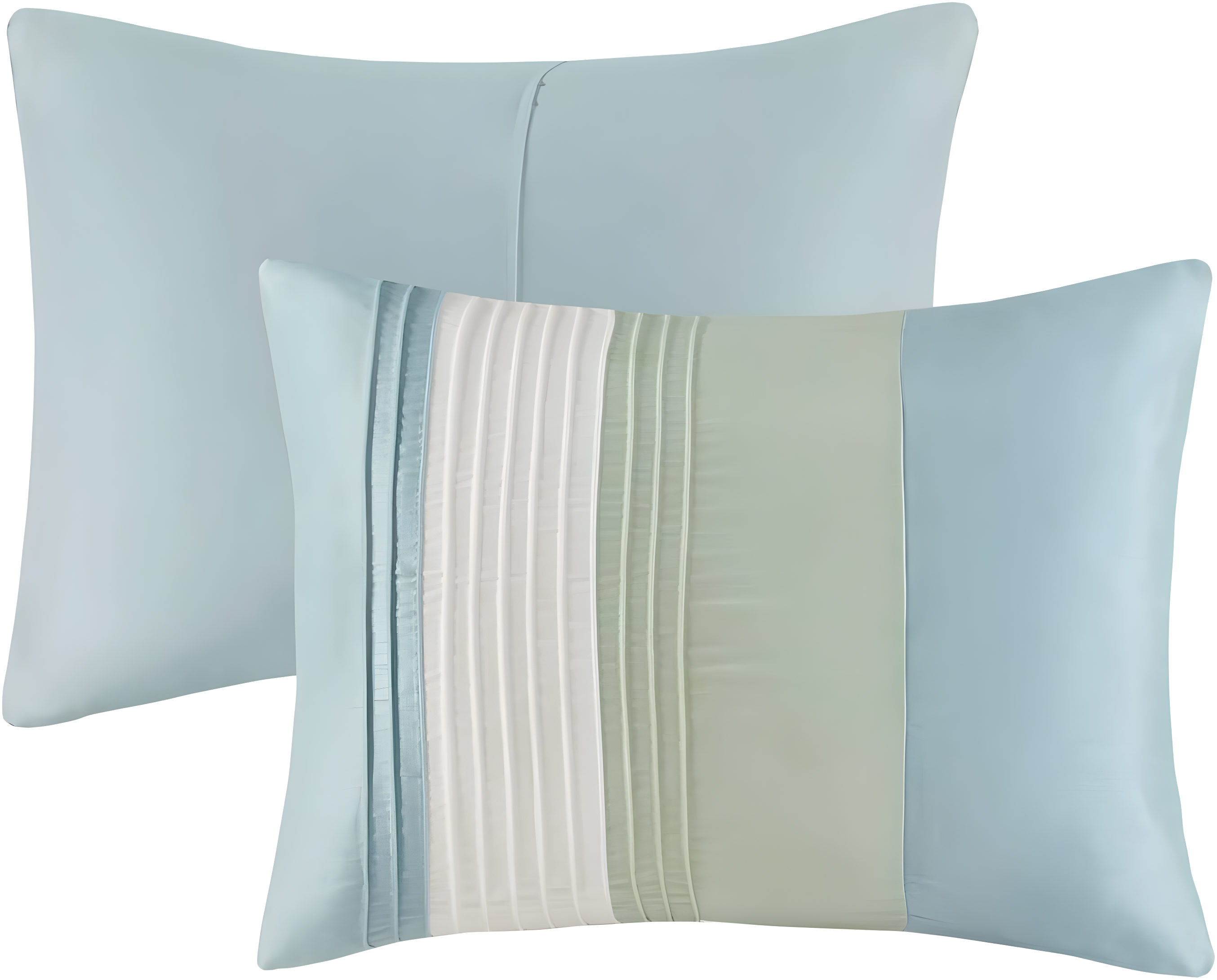 Madison Park Amherst 7 Piece Striped and Pleated Comforter Set