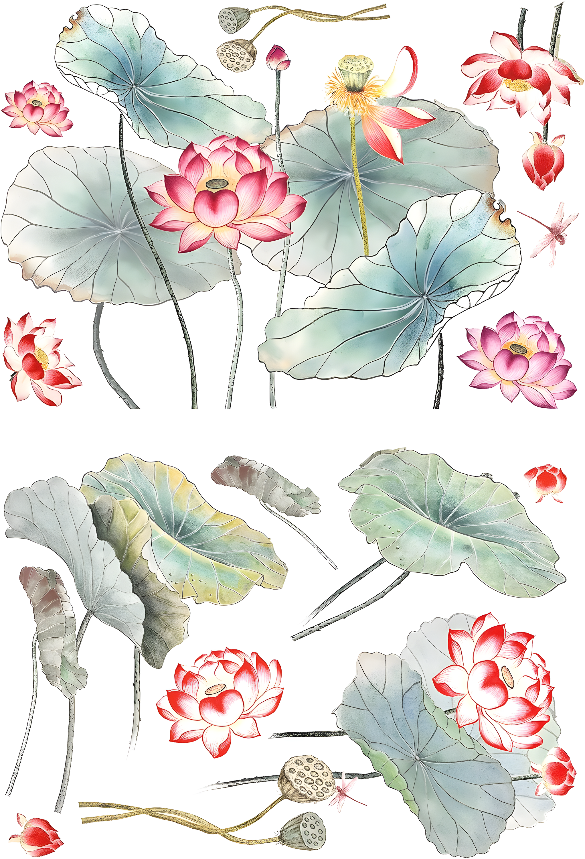 Room Mates Plants & Flowers Non-Wall Damaging Wall Decal