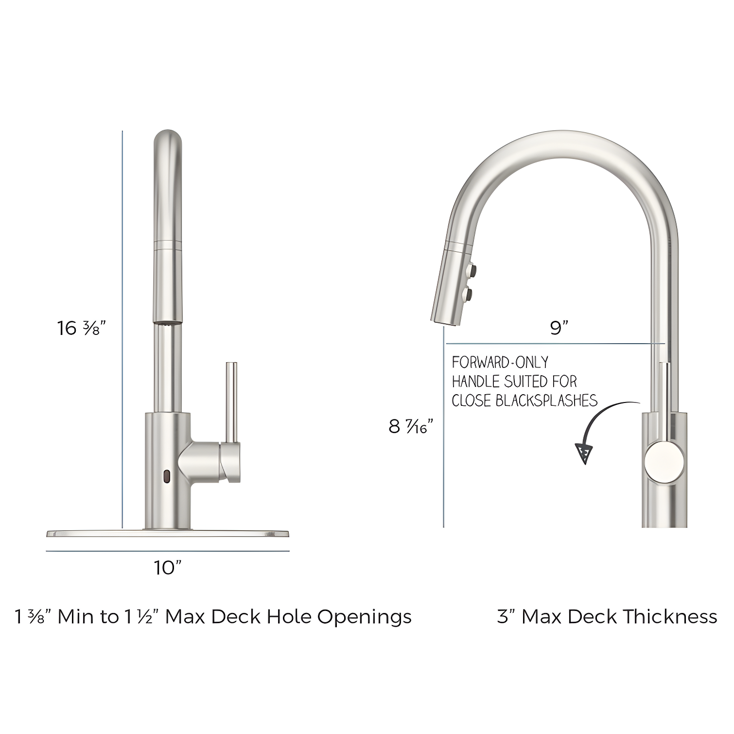 Pfister LG529-ESAS Stellen Pull Down Touchless Single Handle Kitchen Faucet