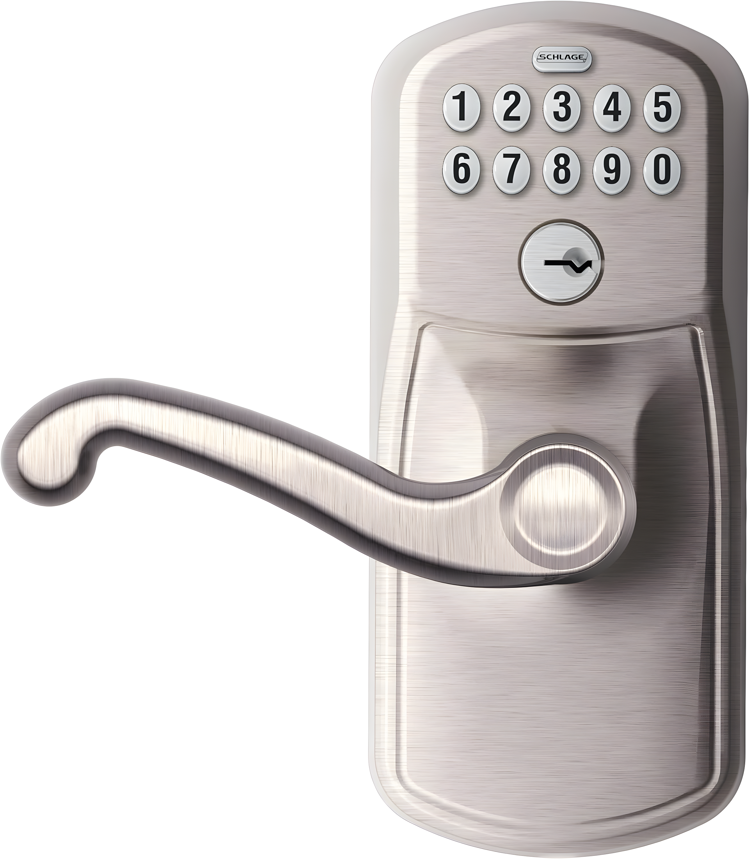 Plymouth Keyless Electronic Left Hand Door Lever