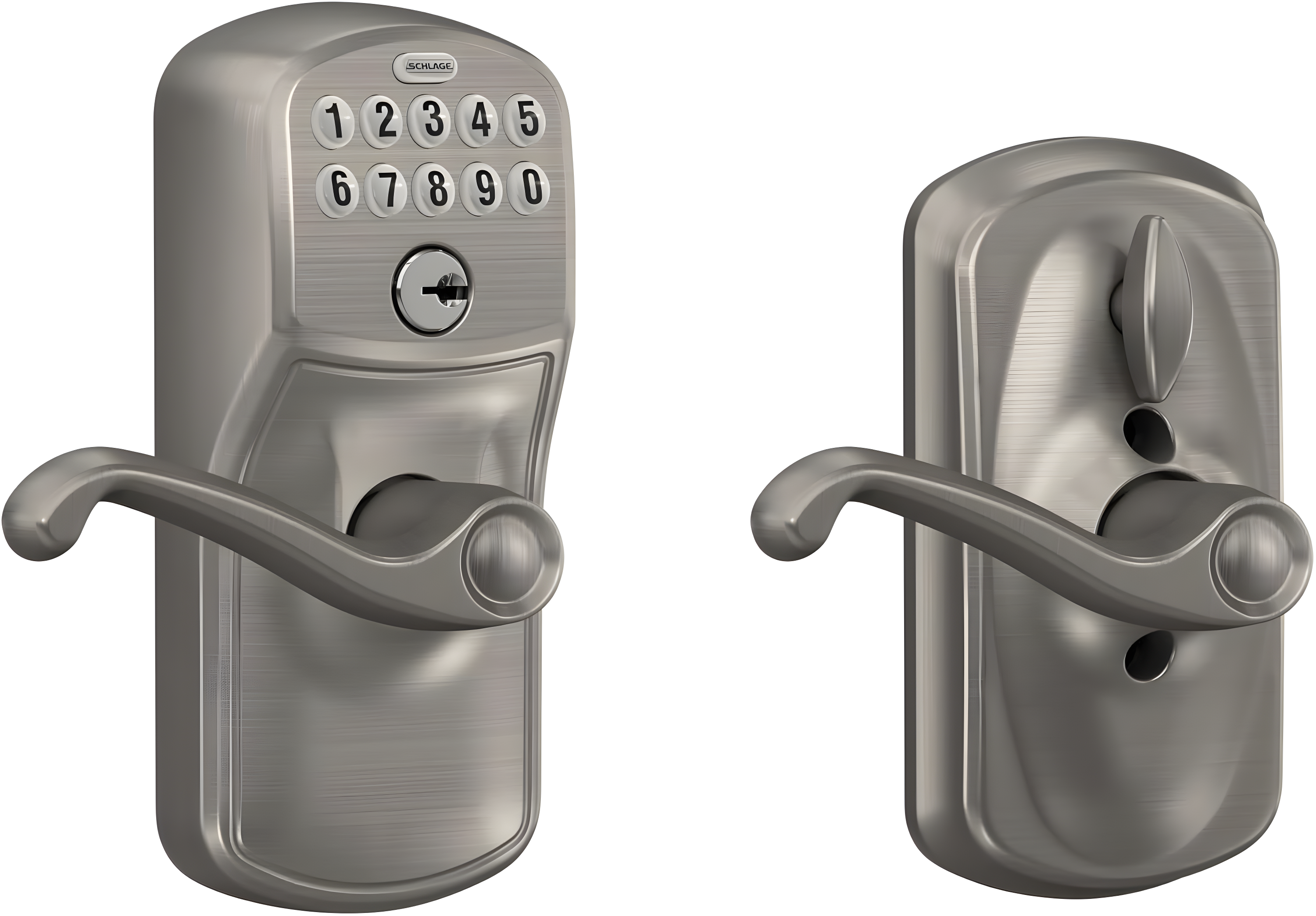 Plymouth Keyless Electronic Left Hand Door Lever