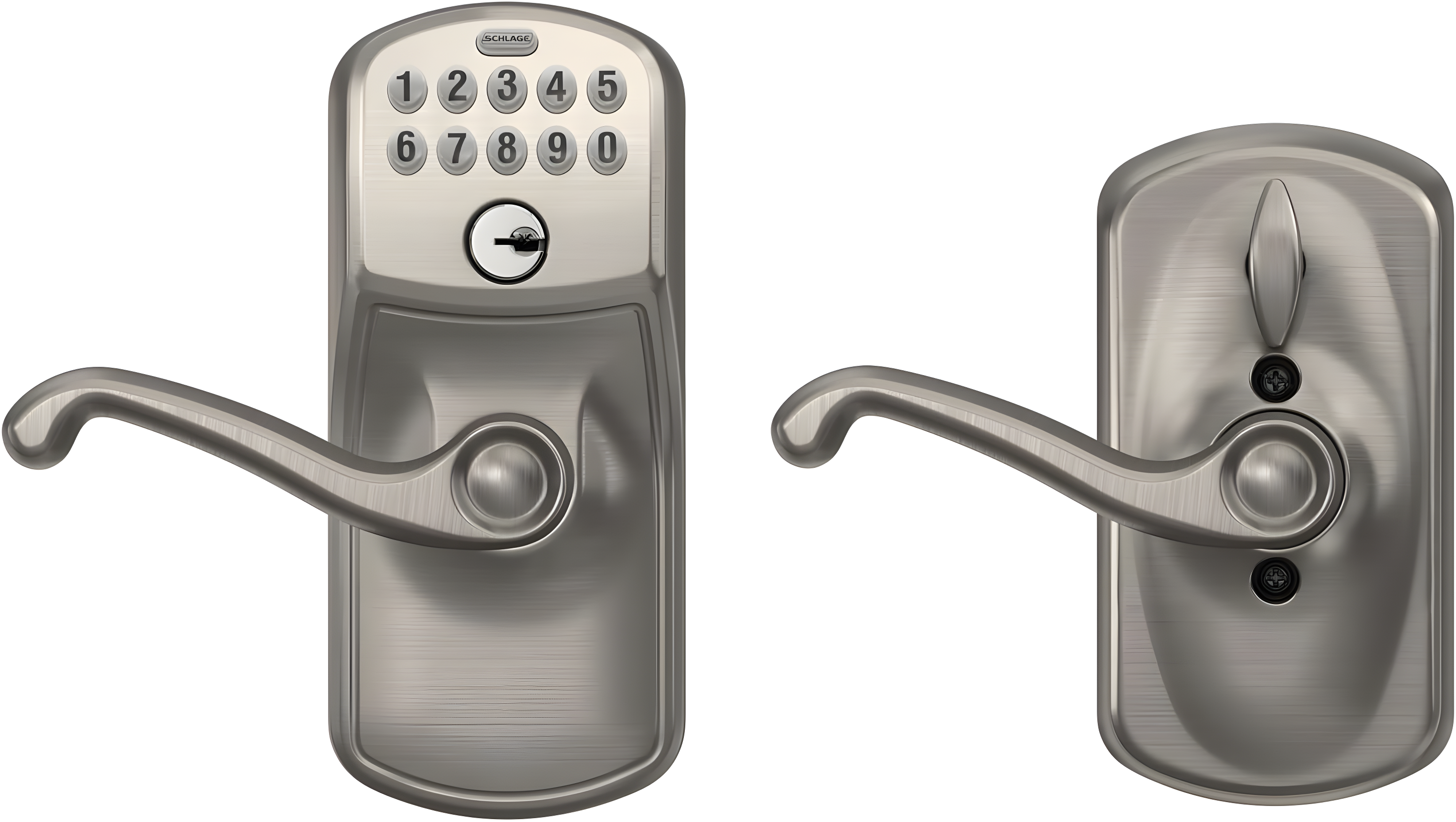 Plymouth Keyless Electronic Left Hand Door Lever