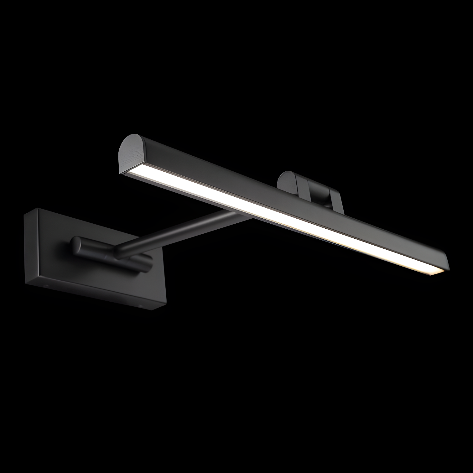 WAC Lighting Reed 33" LED Adjustable Aluminum Picture Light in Black