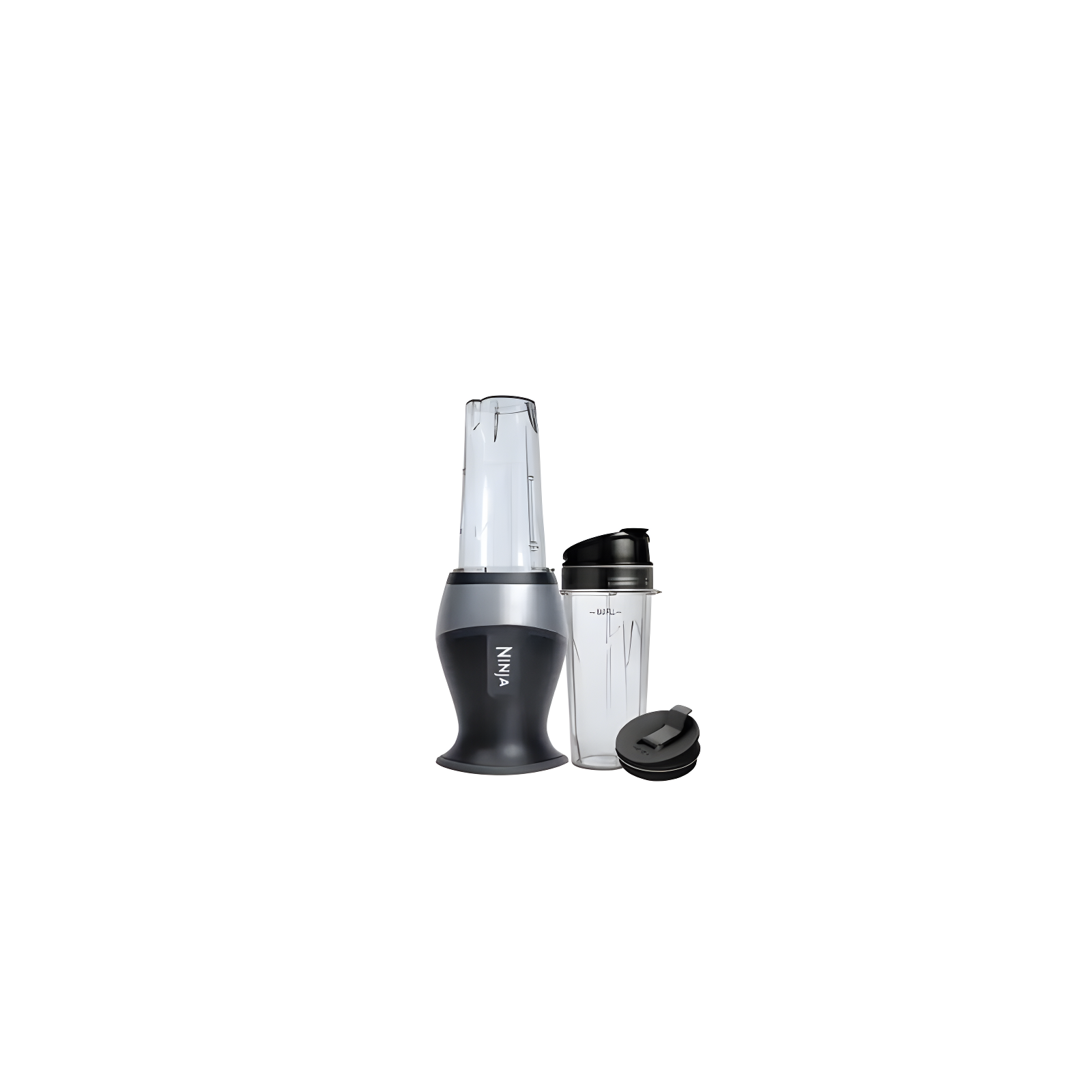 Ninja® Fit Compact Personal Blender, Portable Blender with (2) 16-oz. Cups and Lids, Black