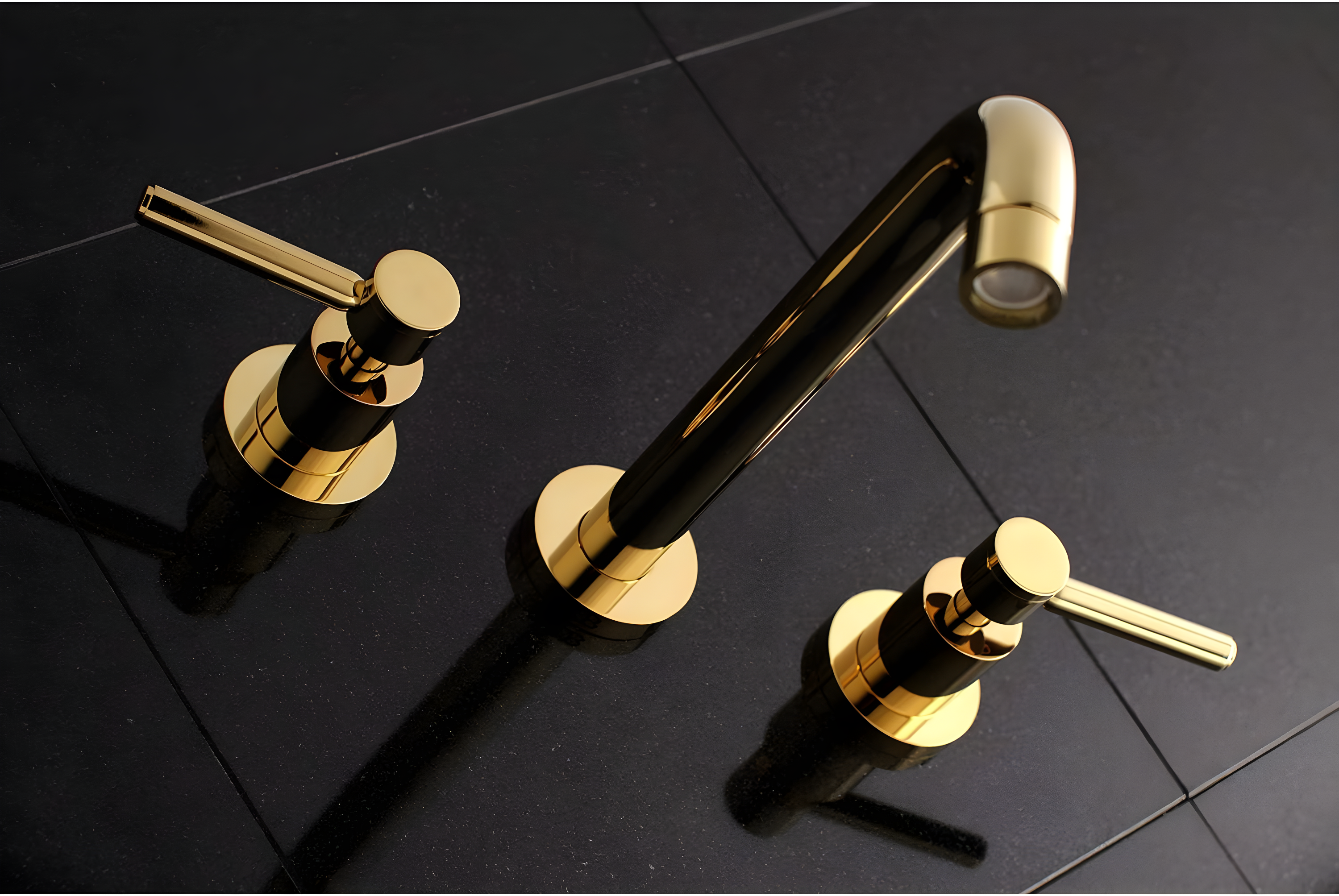 Kingston Brass Concord Two-Handle 3-Hole Wall Mount Roman Tub Faucet