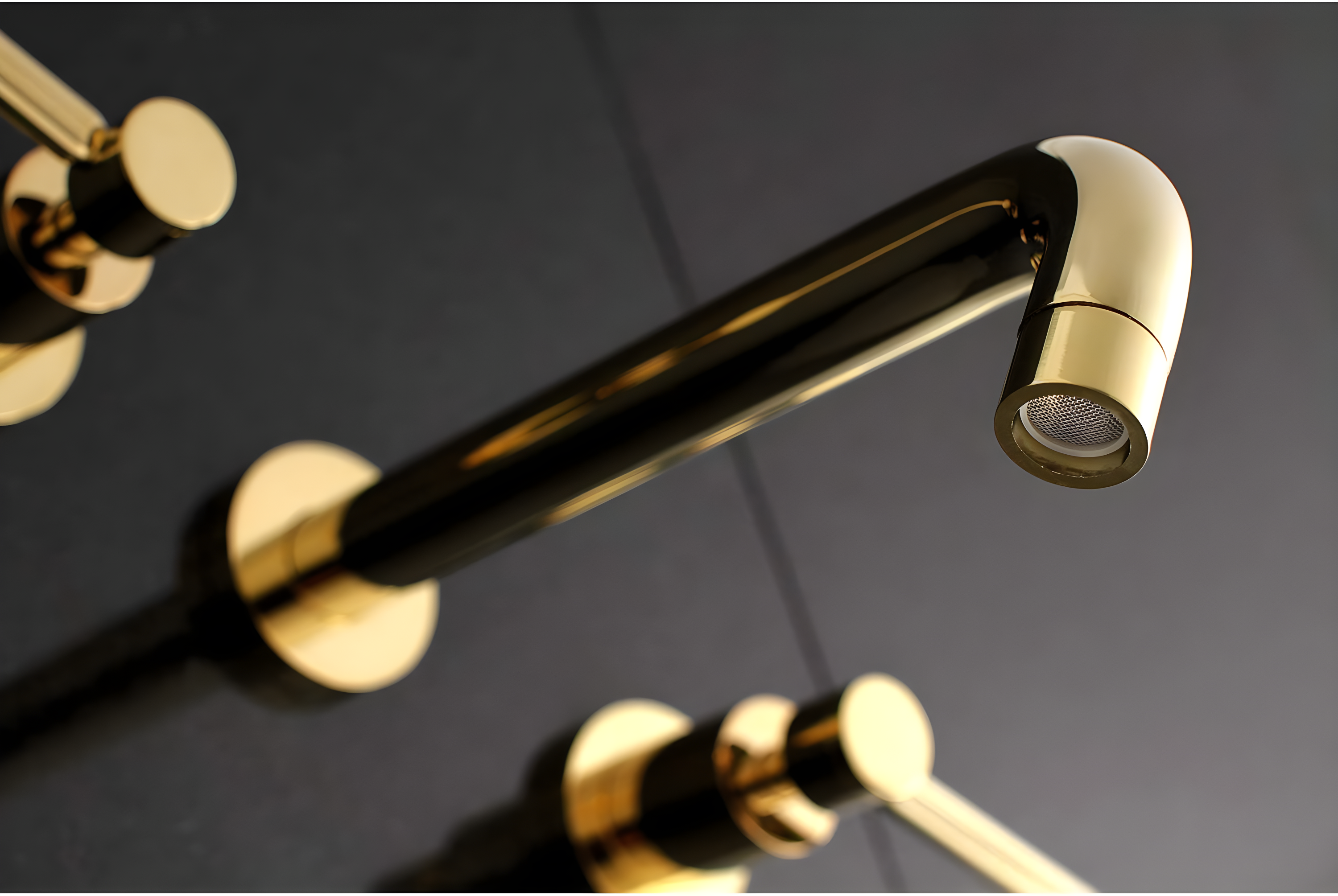 Kingston Brass Concord Two-Handle 3-Hole Wall Mount Roman Tub Faucet