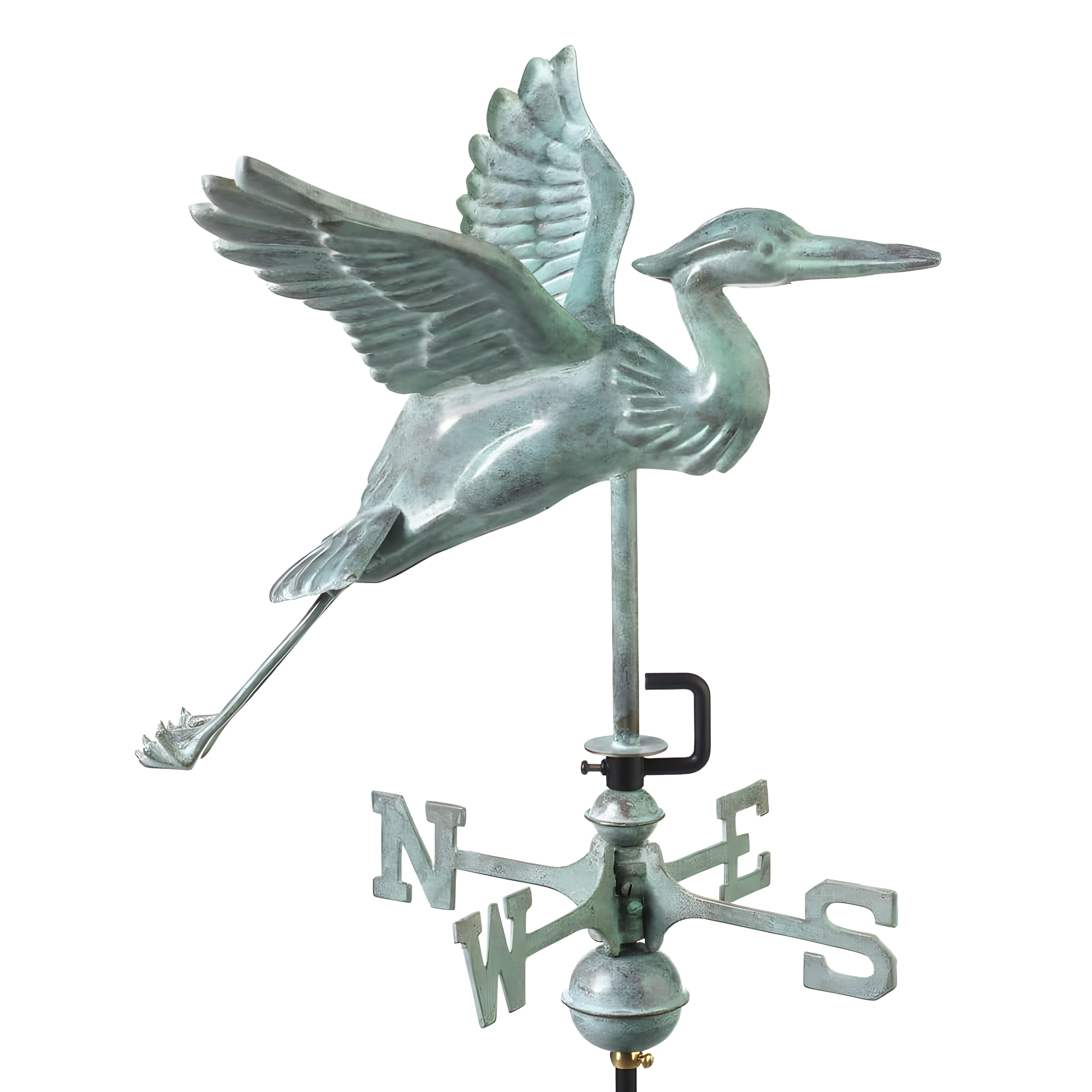 Good Directions Heron 26'' H Metal Animals Weathervane