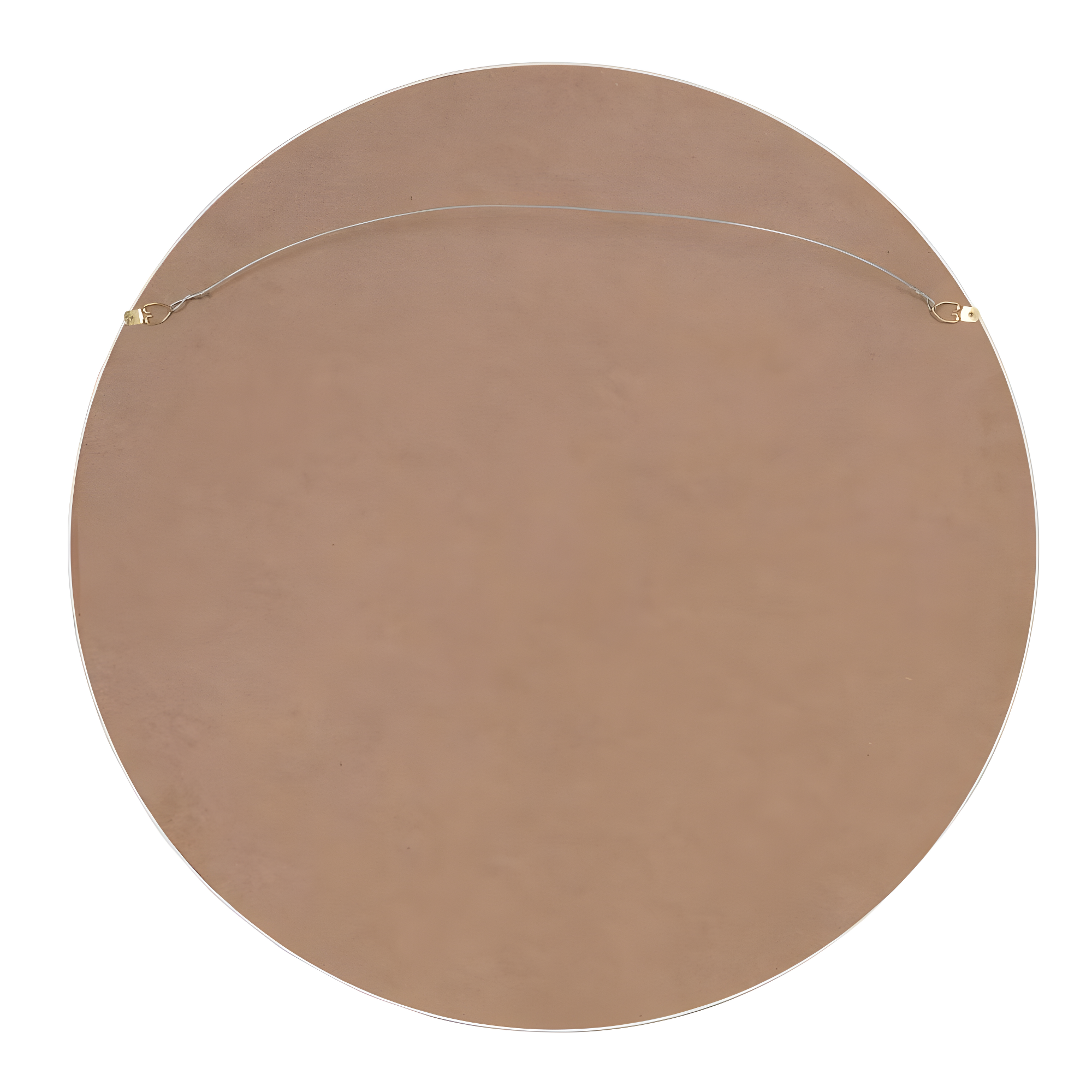 Kate and Laurel All Things Decor 26" x 26" Travis Round Wood Accent Wall Mirror White: Modern MDF Framed, No Assembly Required