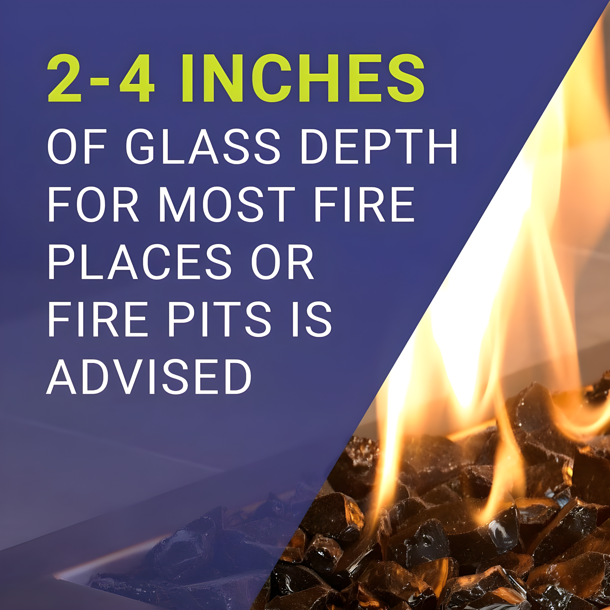 American Fireglass 1/2" Fire Pit Glass
