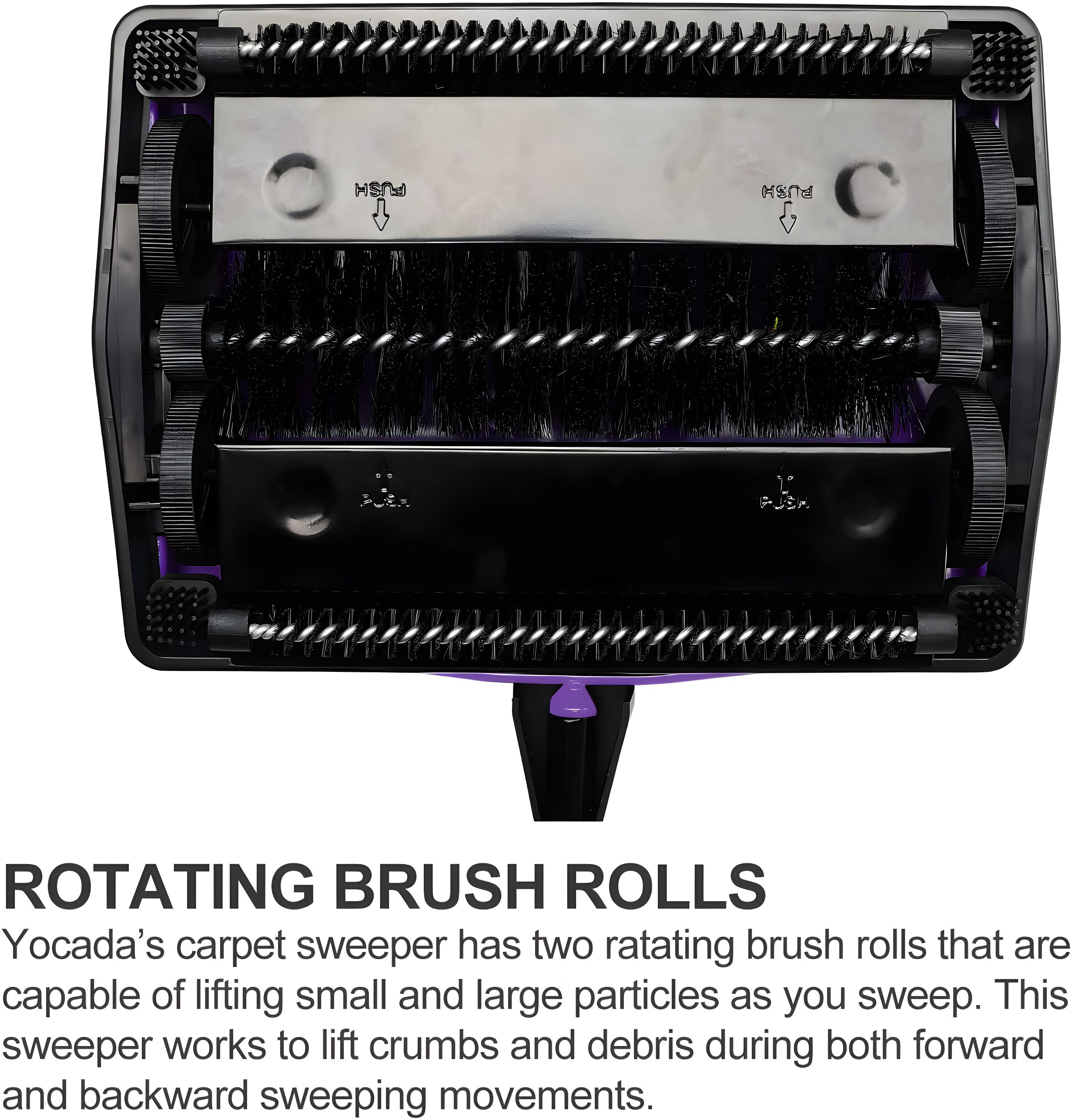 Carpet Sweeper Cleaner For Home Office Low Carpets Rugs Undercoat Carpets Pet Hair Dust Scraps Paper Small Rubbish Cleaning With A Brush