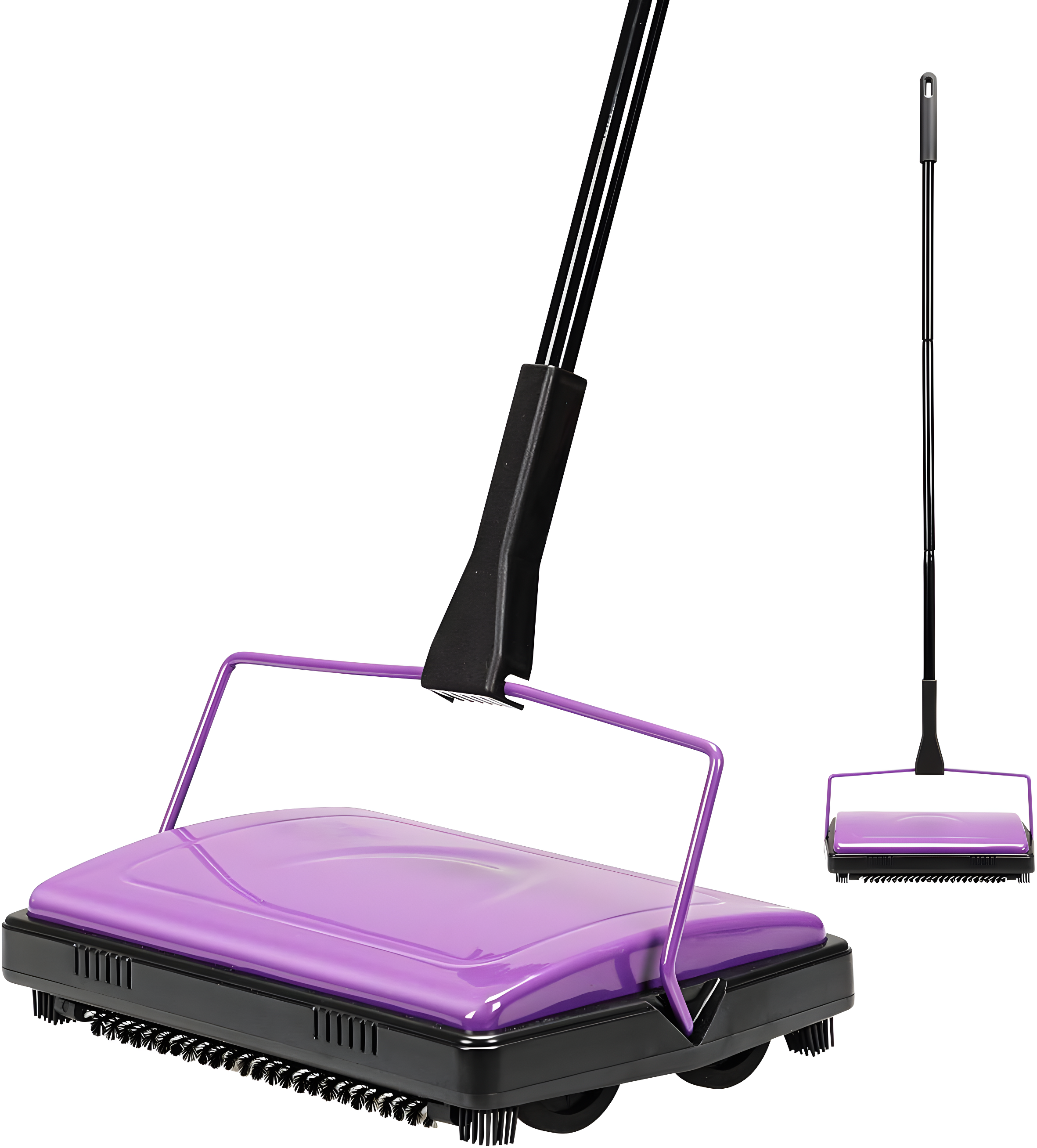 Carpet Sweeper Cleaner For Home Office Low Carpets Rugs Undercoat Carpets Pet Hair Dust Scraps Paper Small Rubbish Cleaning With A Brush