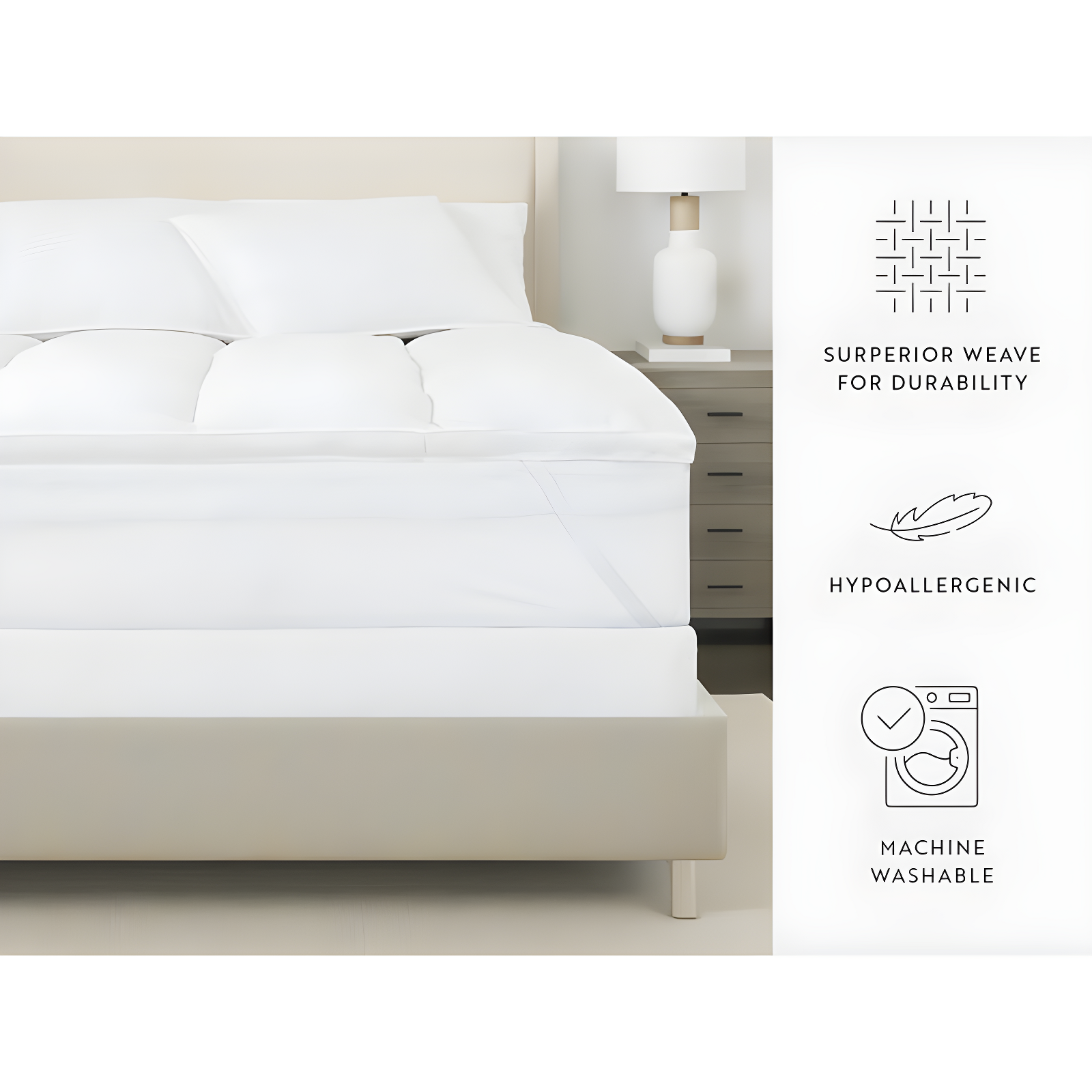 Becky Cameron Simply Soft Pillow Top Luxury Mattress Topper