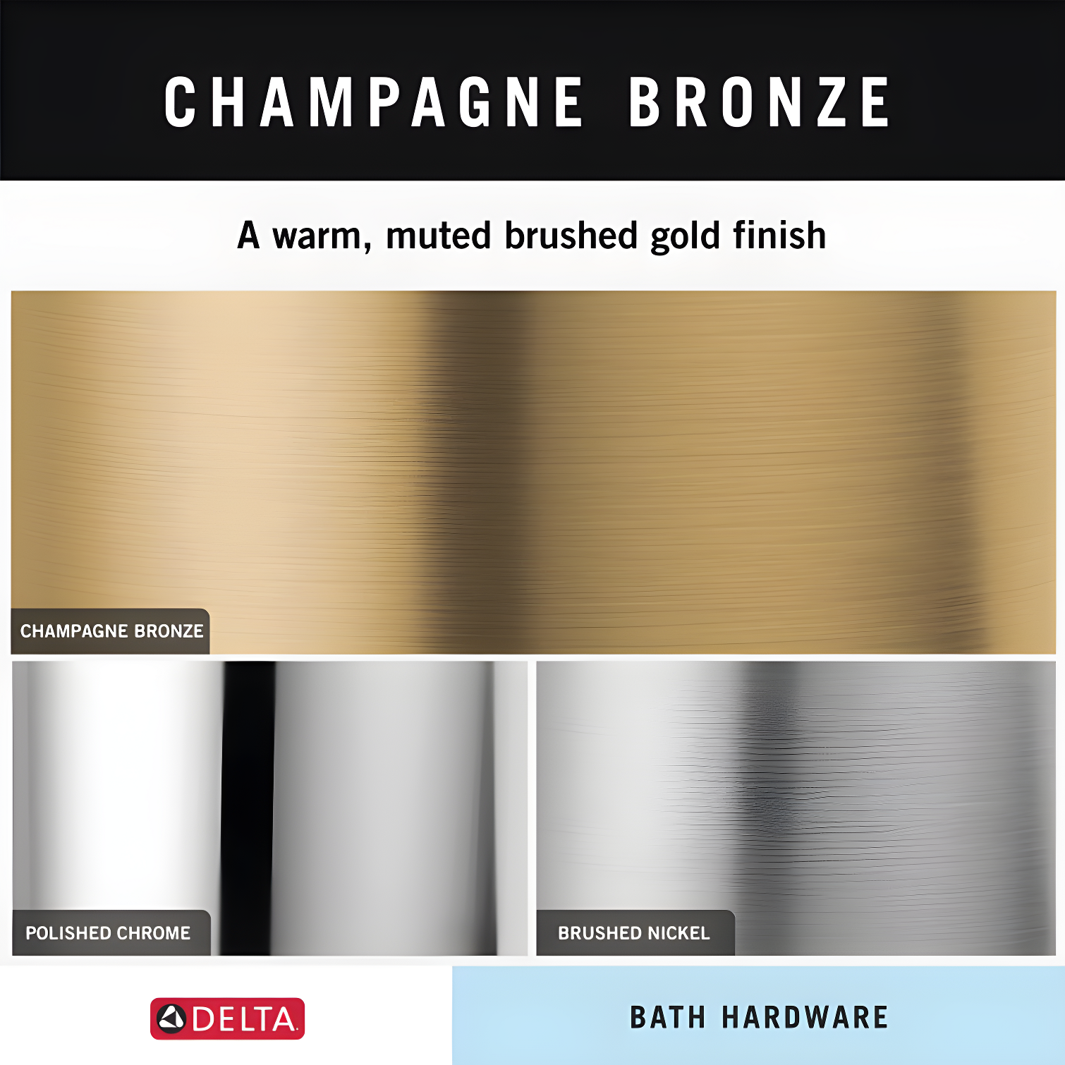 Delta Cassidy 18 in. Glass Shelf with Towel Bar