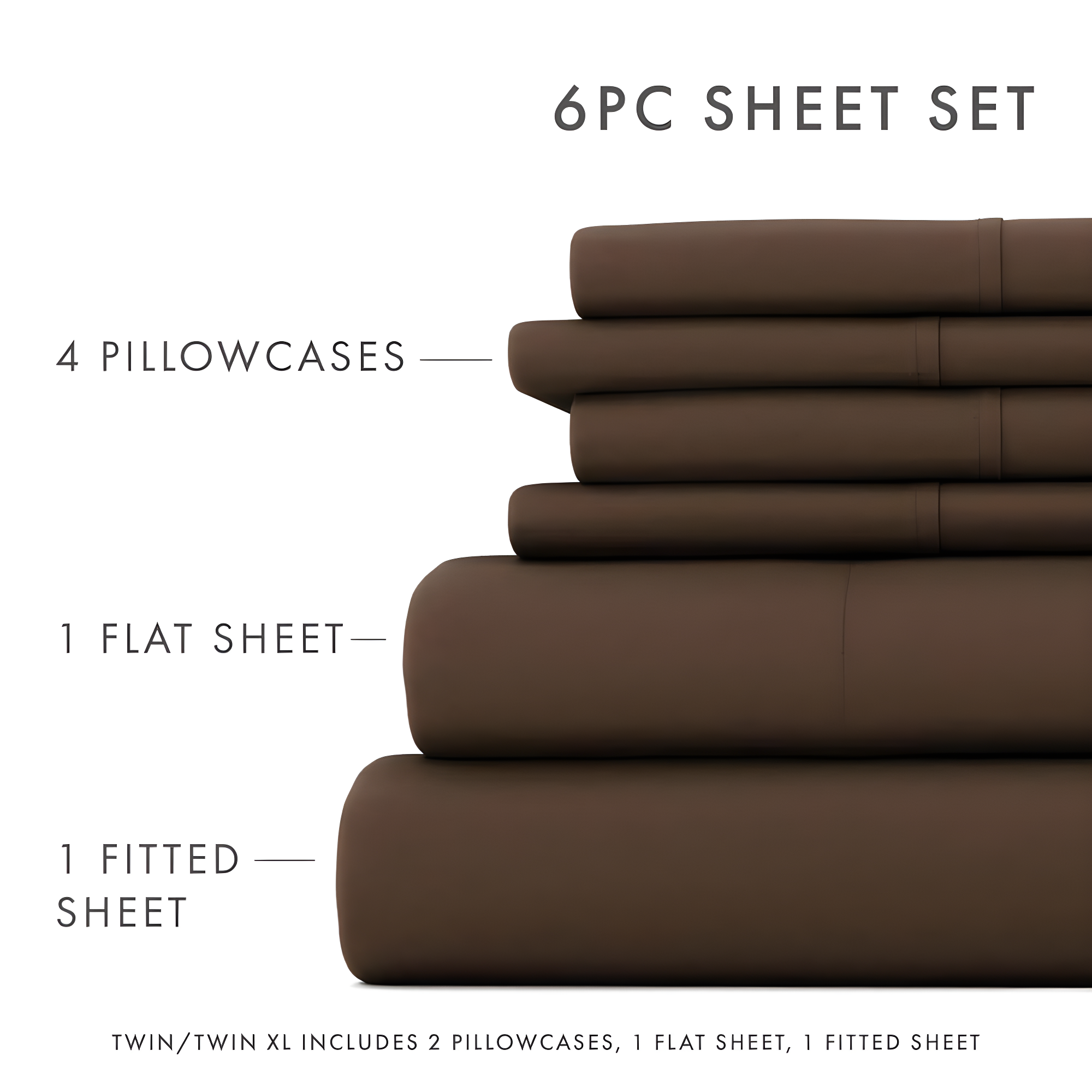 Simply Soft 6-Piece Wrinkle Free Microfiber Sheet Set with 16" Deep Pockets!