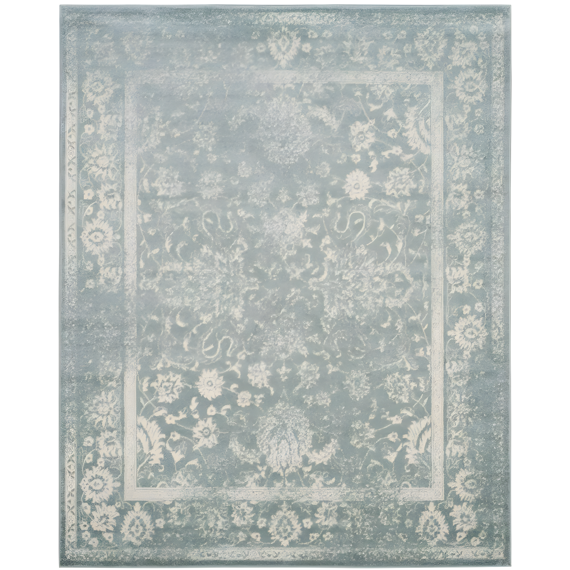 Adirondack ADR109 Machine Made Indoor Area Rug - Slate/Ivory - 10'x14' - Safavieh