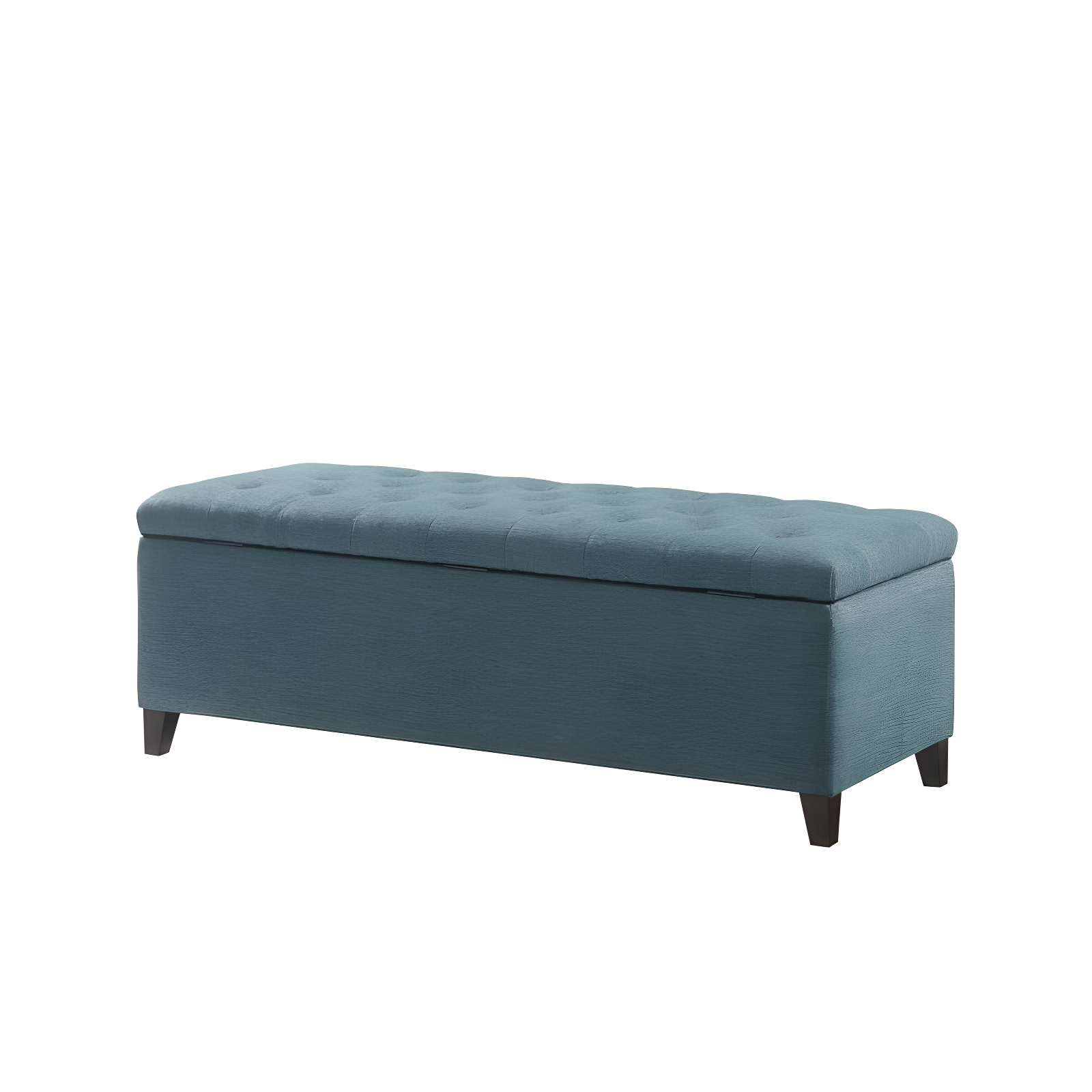 Selah Tufted Top Storage Bench Blue - Madison Park