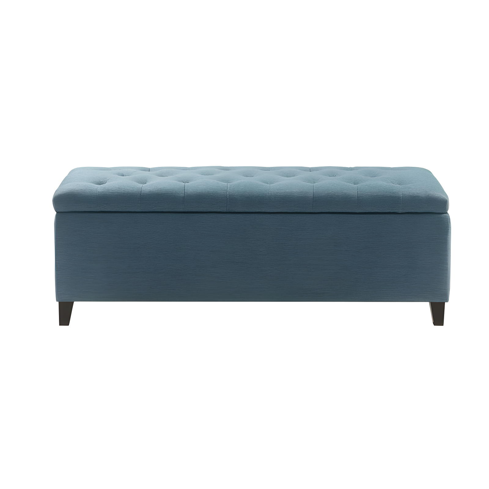 Selah Tufted Top Storage Bench Blue - Madison Park