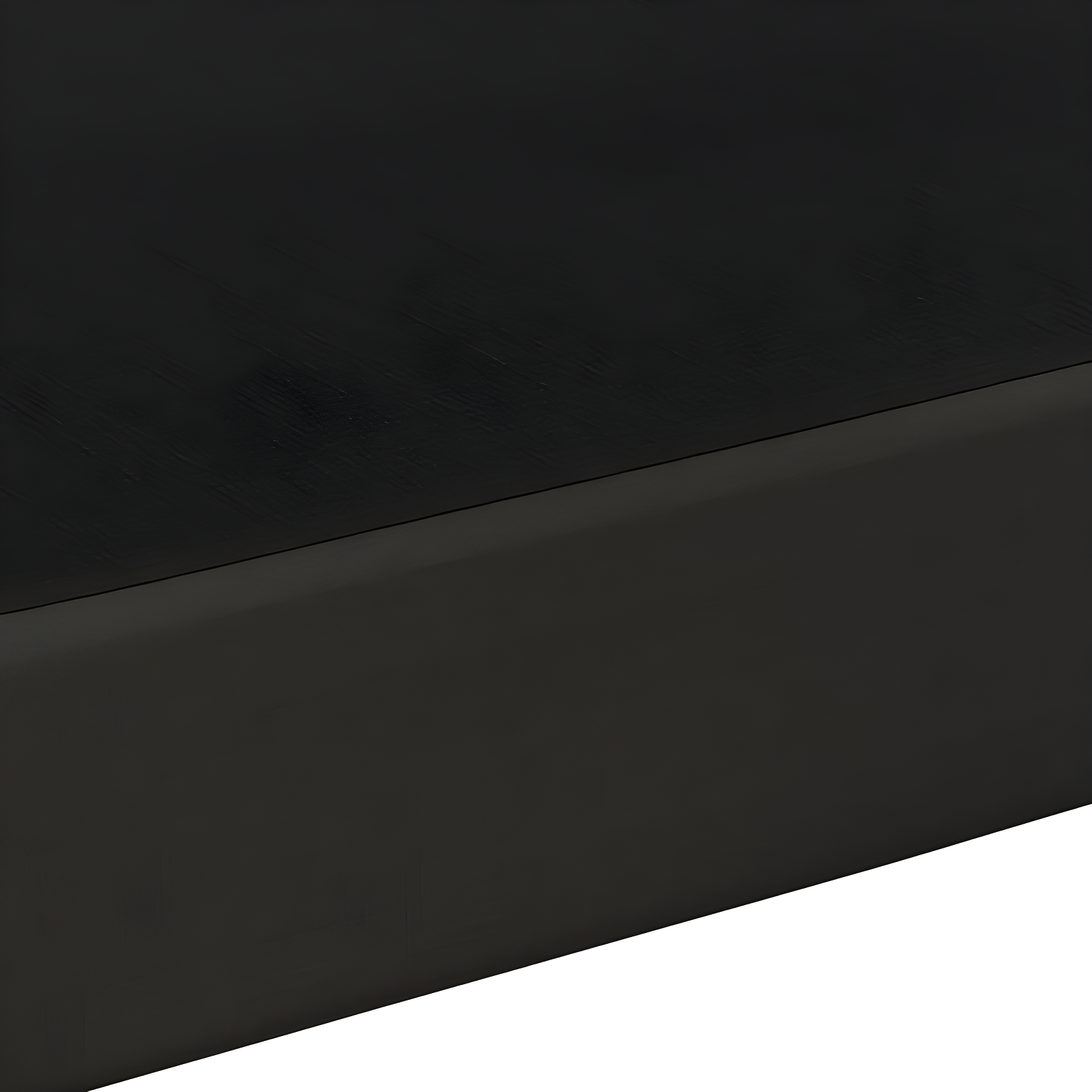ChaletPosh Queen Metal Box Spring In Black Linen