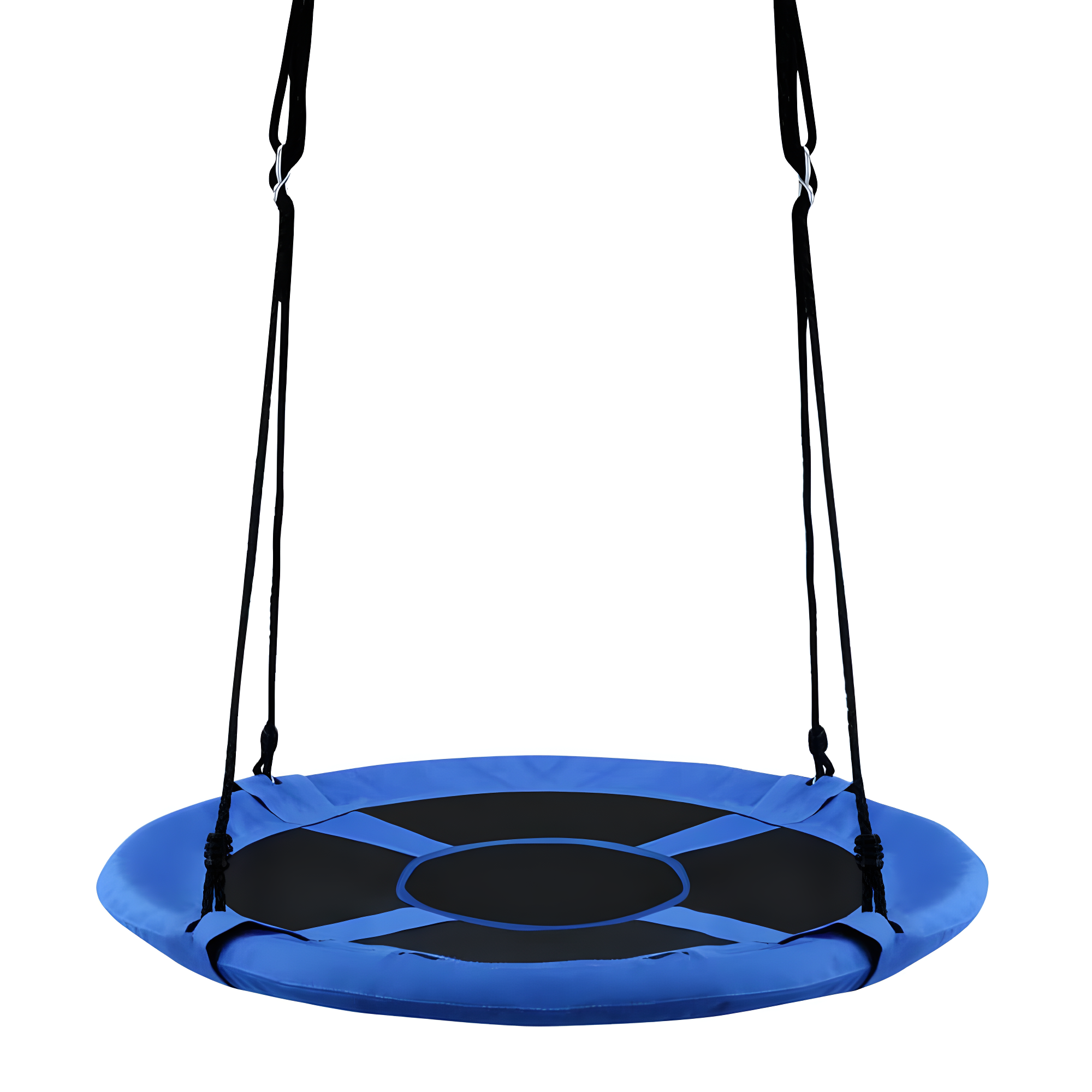 Klo Kick 40inch Metal/Fabric Web/Saucer Swing with Chains and Hooks