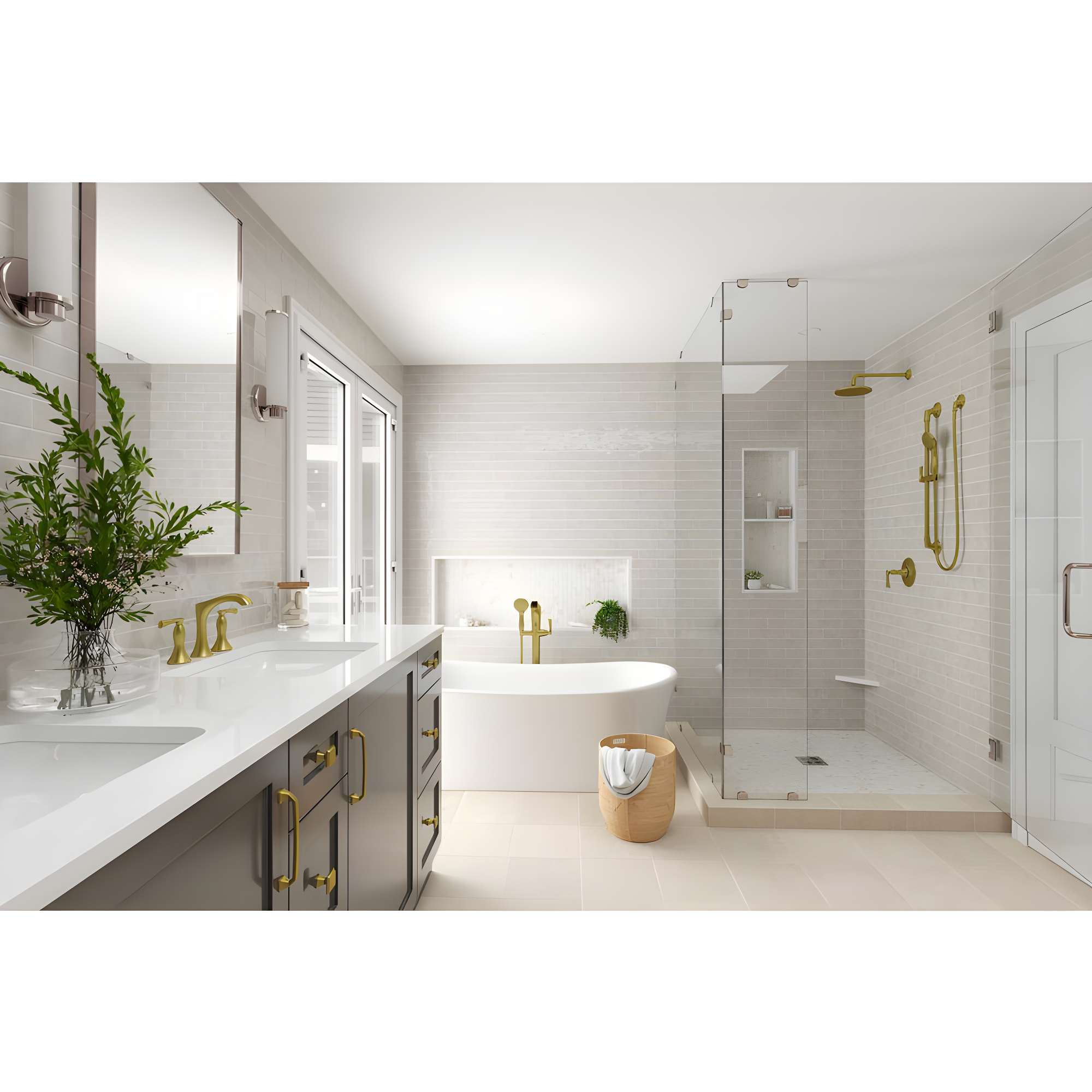 Pfister BPH-RH0BG Rhen Wall Mount Toilet Paper Holder