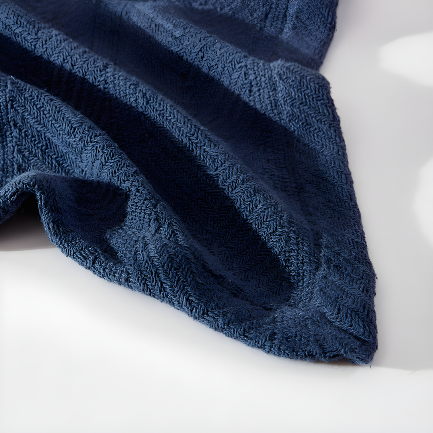 Eddie Bauer Herringbone Cotton Reversible Blanket