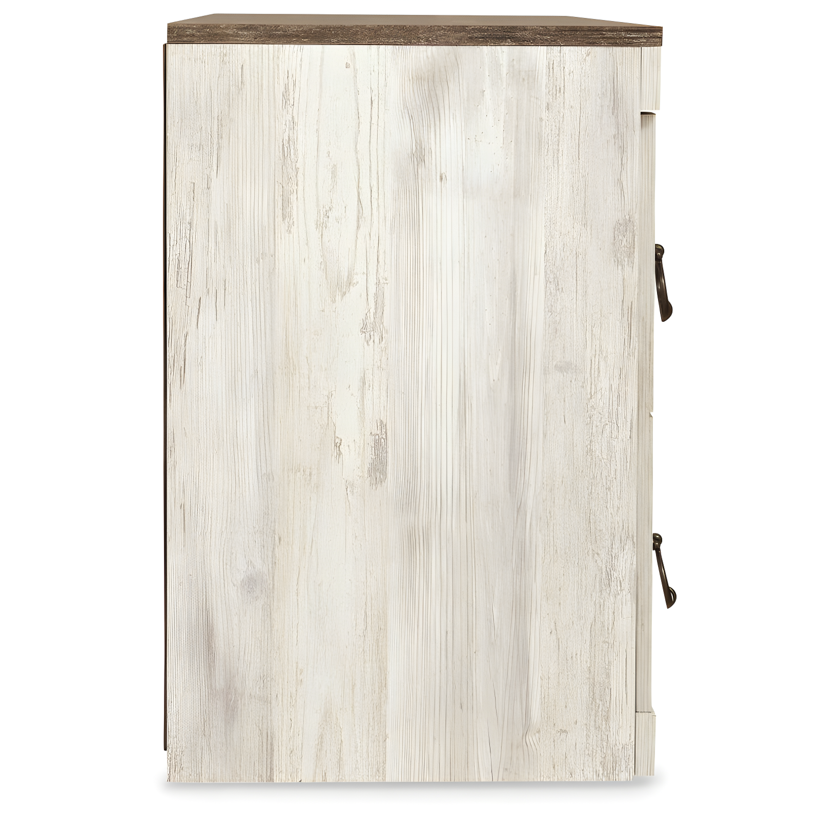 60" Willowton TV Stand for TVs up to 65" White - Signature Design by Ashley: Coastal Media Console with Cable Management