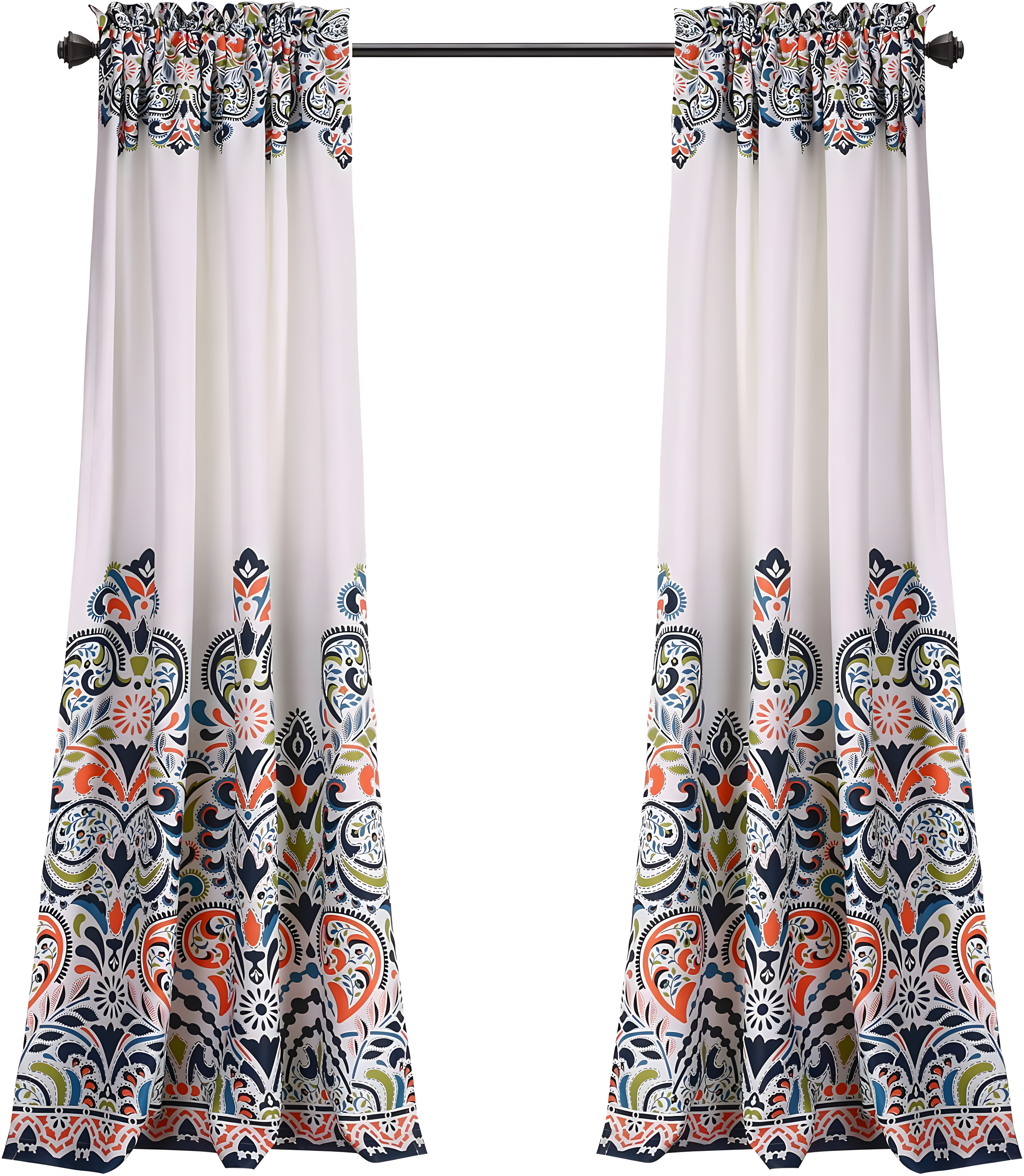 Lush Decor Polyester Room Darkening Curtain Pair (Set of 2)
