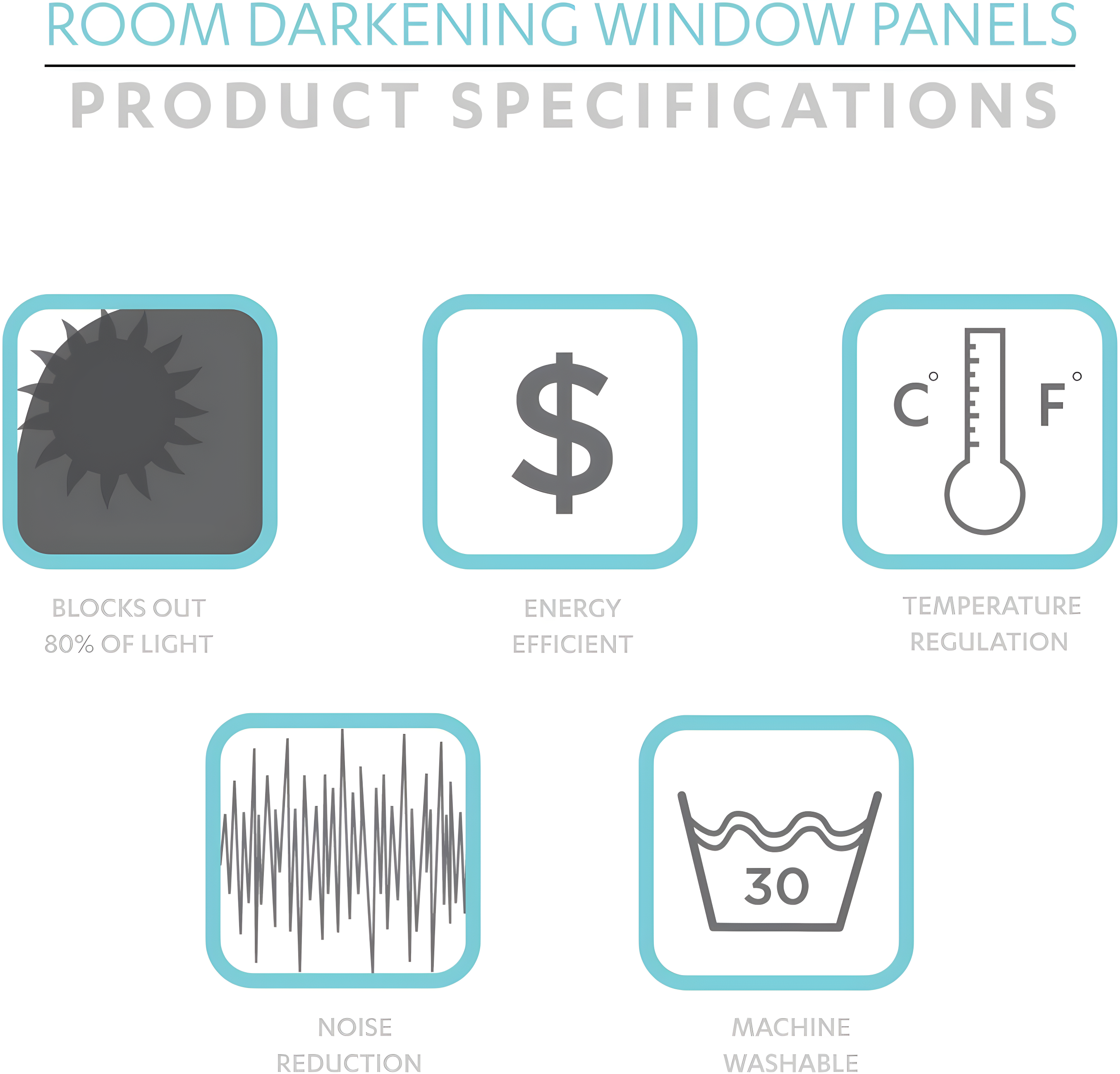 Lush Decor Polyester Room Darkening Curtain Pair (Set of 2)