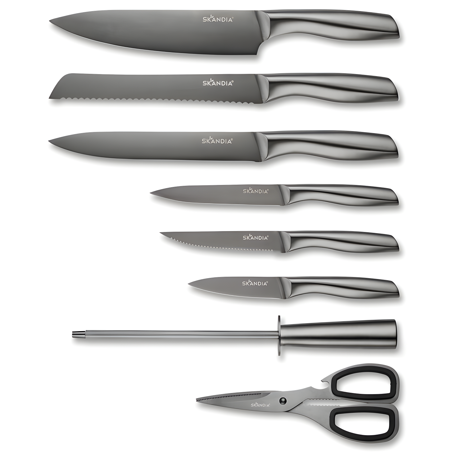 Skandia Hampton Forge Skandia Ashton - 12 Piece Knife Block Set