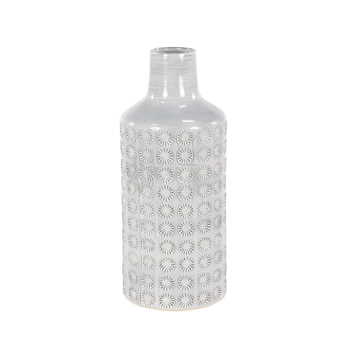 CosmoLiving by Cosmopolitan Porcelain Ceramic Floral Decorative Vase