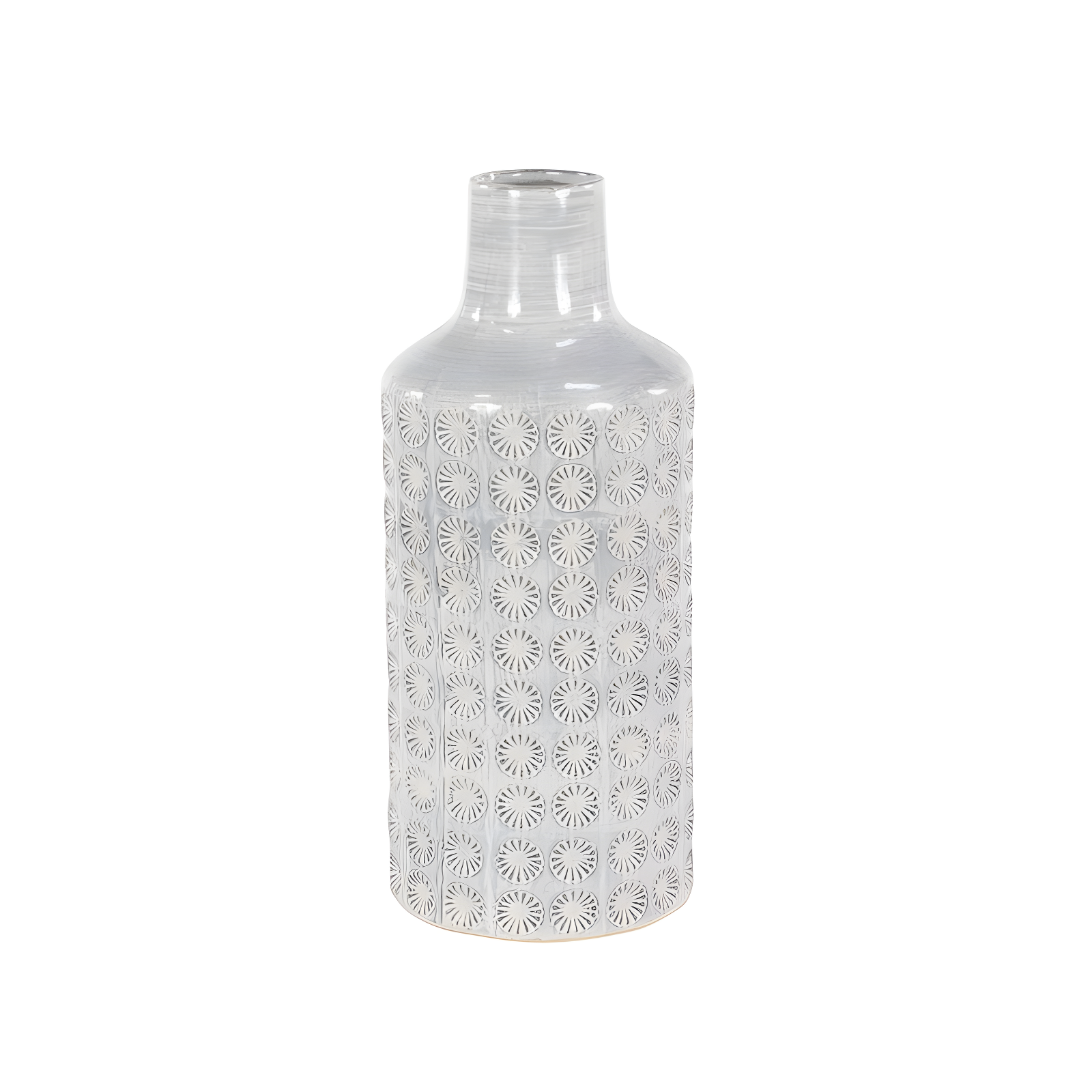 CosmoLiving by Cosmopolitan Porcelain Ceramic Floral Decorative Vase