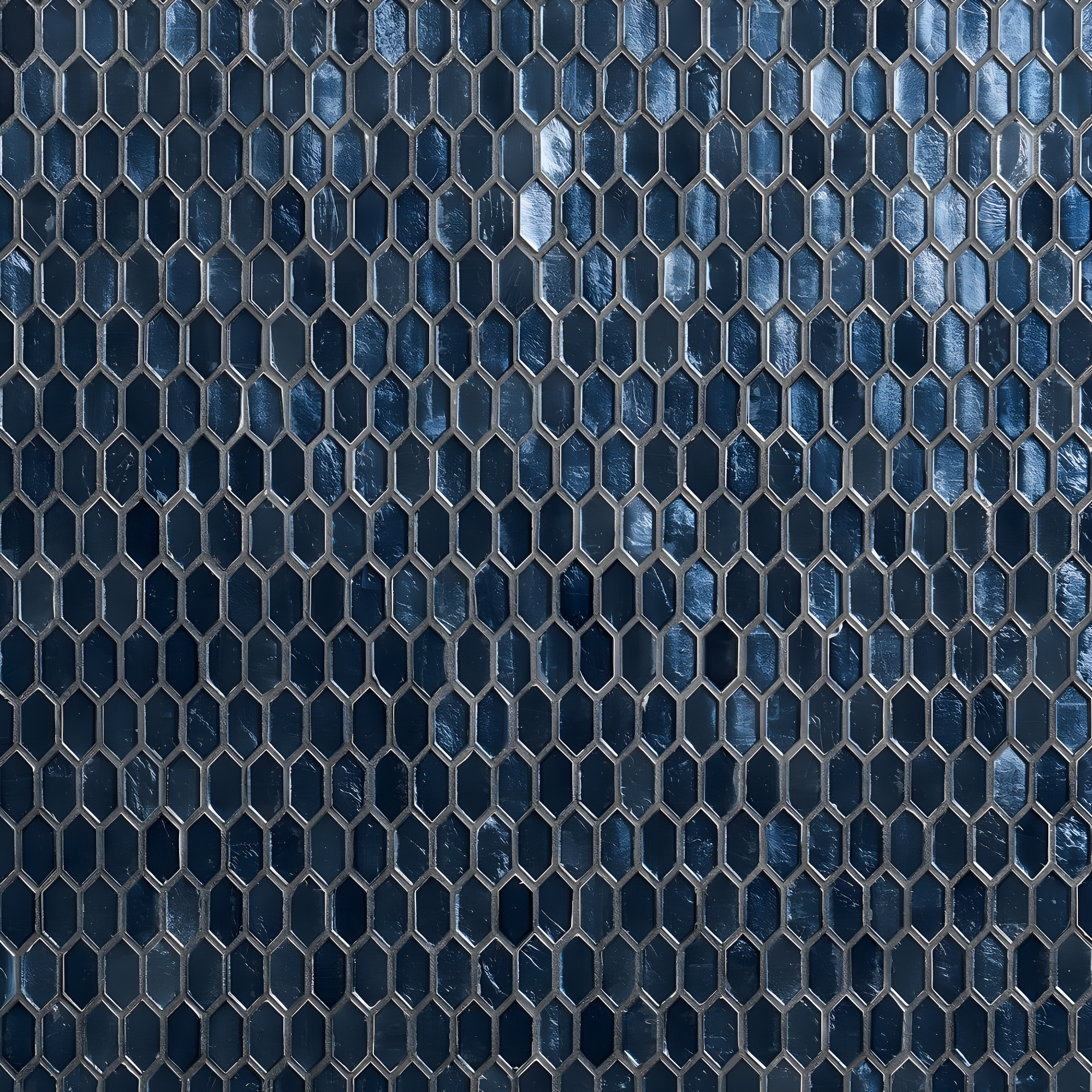 Whisper 11.61" x 11.73" Polished Mini Picket Glass Mosaic Wall Tile (0.94 Sq. Ft. / each)