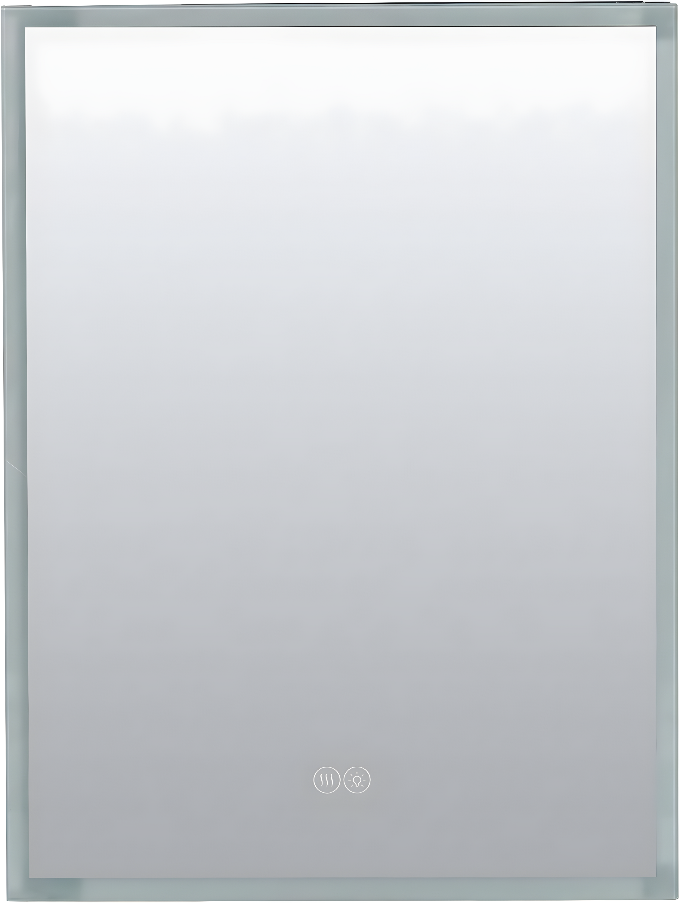 Arlot Recessed or Surface Mount Framed Medicine Cabinet with LED Lighting and Electrical Outlet