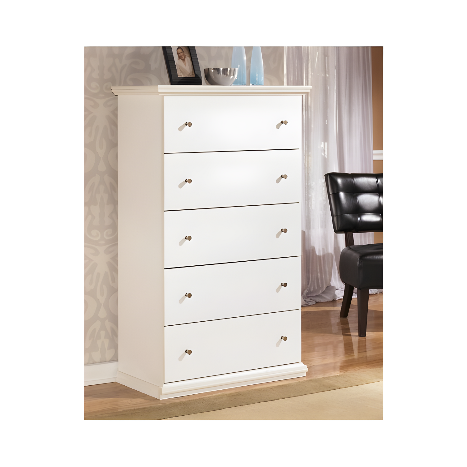 Bostwick 5 Drawer 40.13" W Chest