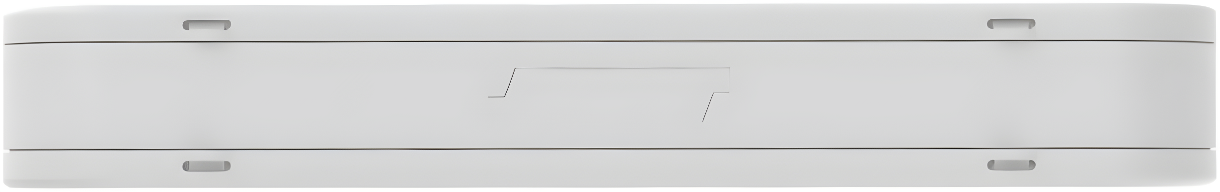 Hubbell Lighting CER Compass CE Series 1.8-Watt White and Red Integrated LED Exit Sign with NiCad Battery