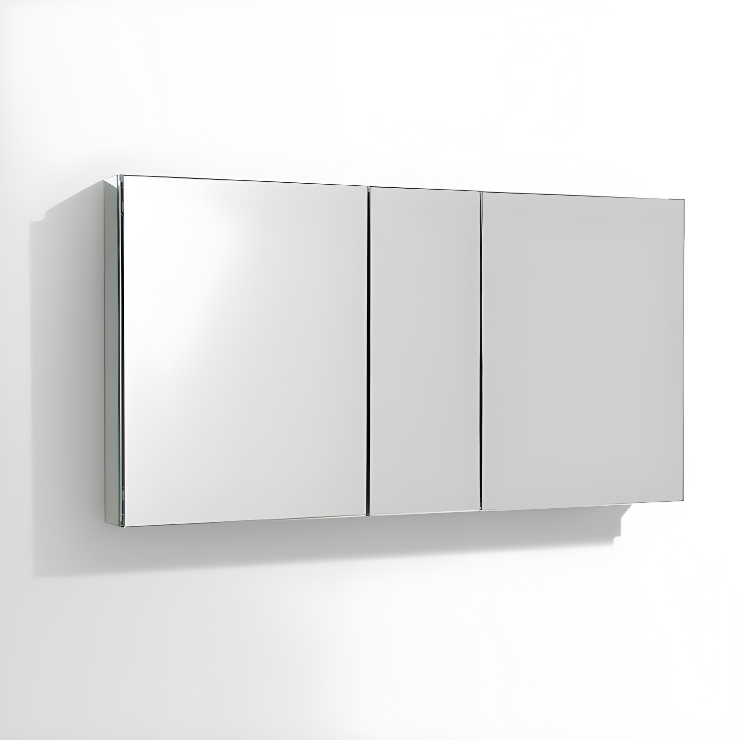Fresca Senza 49" W x 26" H Surface/Recessed Mount Bathroom Medicine Cabinet with 4 Adjustable Shelves