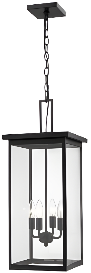 Millennium Lighting 2605 Barkeley 4 Light 11" Wide Outdoor Pendant - Black